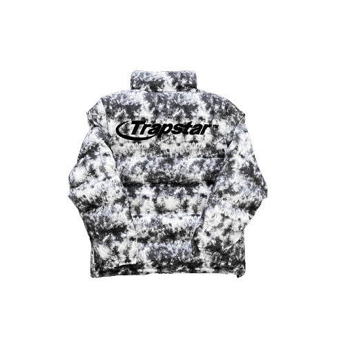 TS – PUFFER JACKET WHITE & BLACK - Image 2