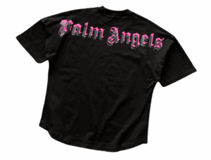 PALM – T SHIRT BLACK & PINK
