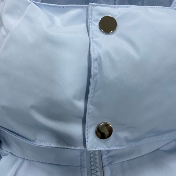 TS – HOOD PUFFER JACKET ICE BLUE - Image 4
