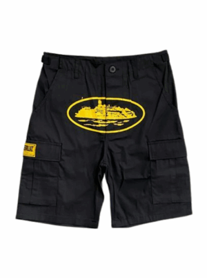 CRTZ – SHORTS BLACK & YELLOW