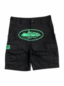 CRTZ – SHORTS BLACK & GREEN