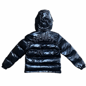 TS – SHINY IRONGATE JACKET DETACHABLE HOOD – BLACK