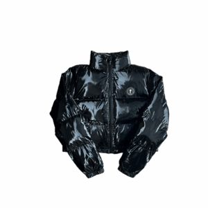 TS – WOMAN IROGANGATE DETACHABLE HOODED PUFFER – SHINY BLACK