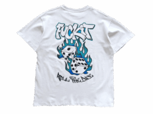 TS – T-SHIRT WHITE DICE