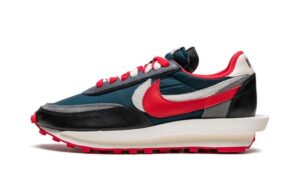 LDWaffle “Undercover x Sacai – Midnight Spruce University Red”
