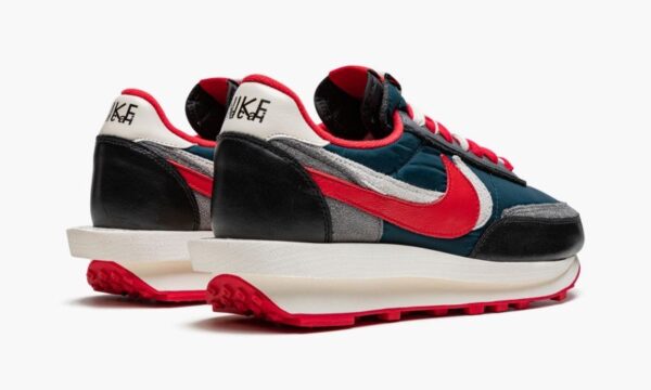 LDWaffle “Undercover x Sacai – Midnight Spruce University Red” - Image 4