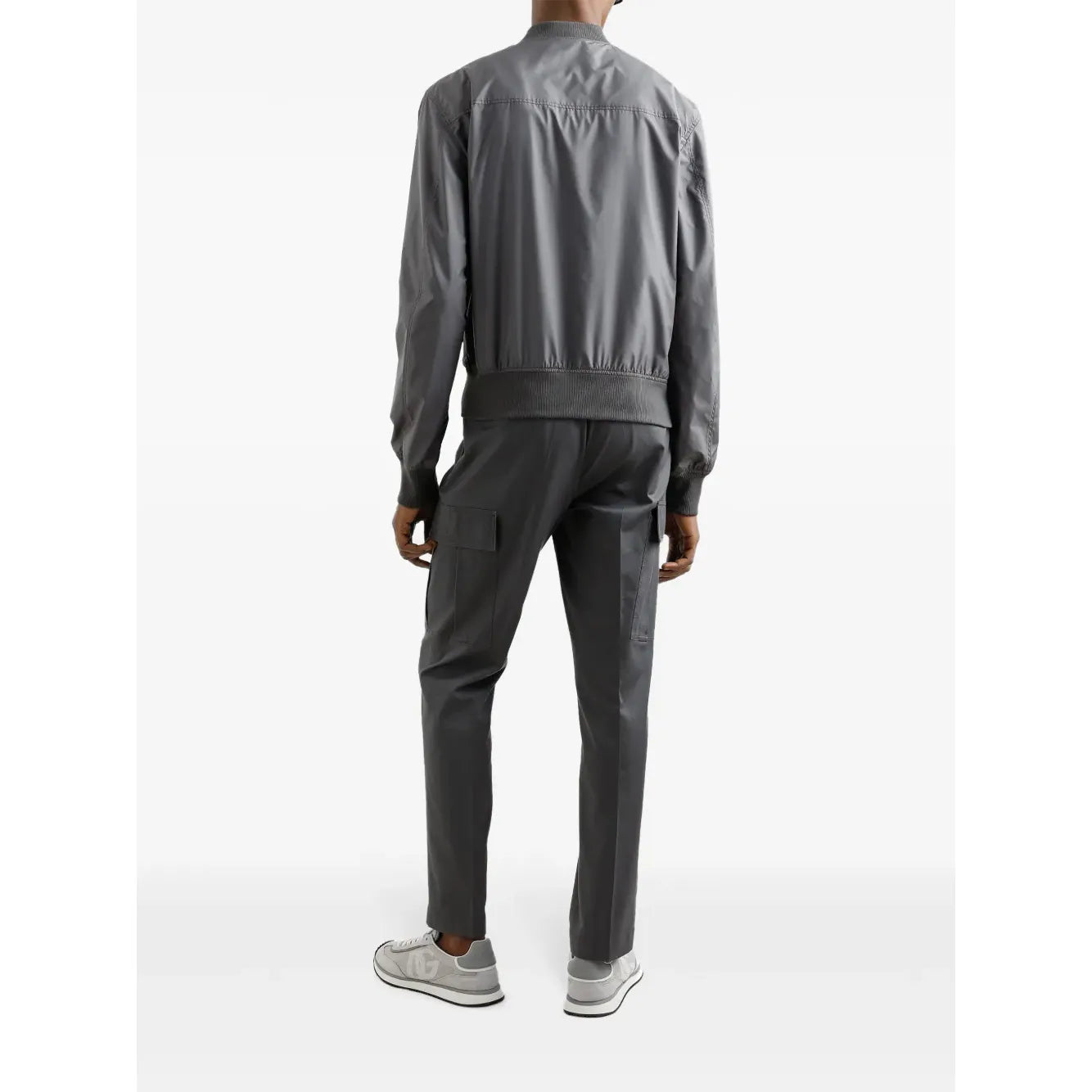Bomber Dolce & Gabbana - Nylon - Gris - Image 5