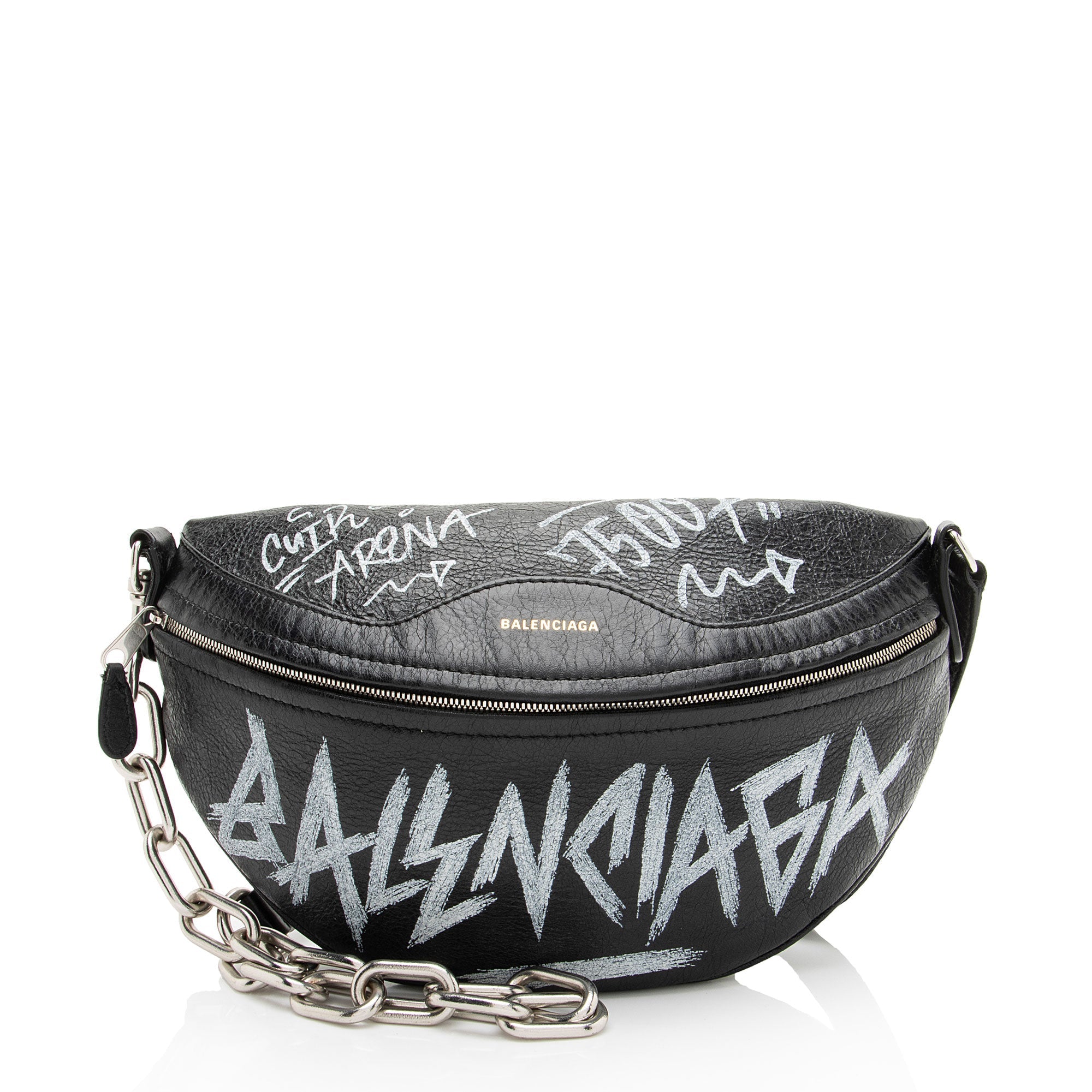 Balenciaga Agneau Graffiti Souvenir XS Belt Bag