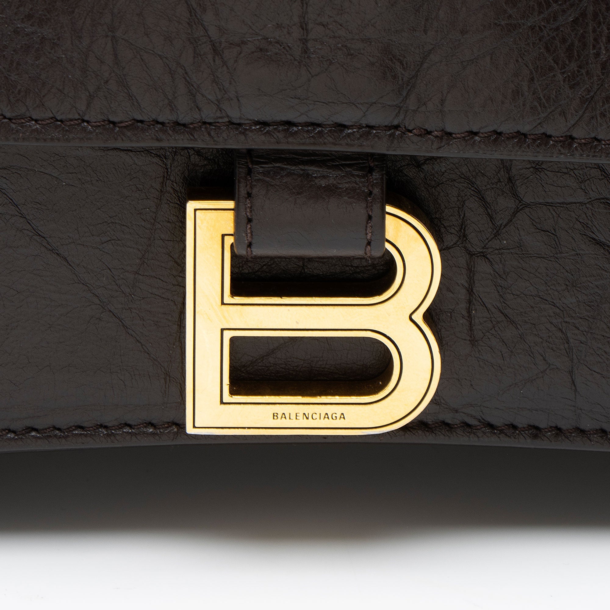 Balenciaga Calfskin Crush Medium Shoulder Bag - Image 9