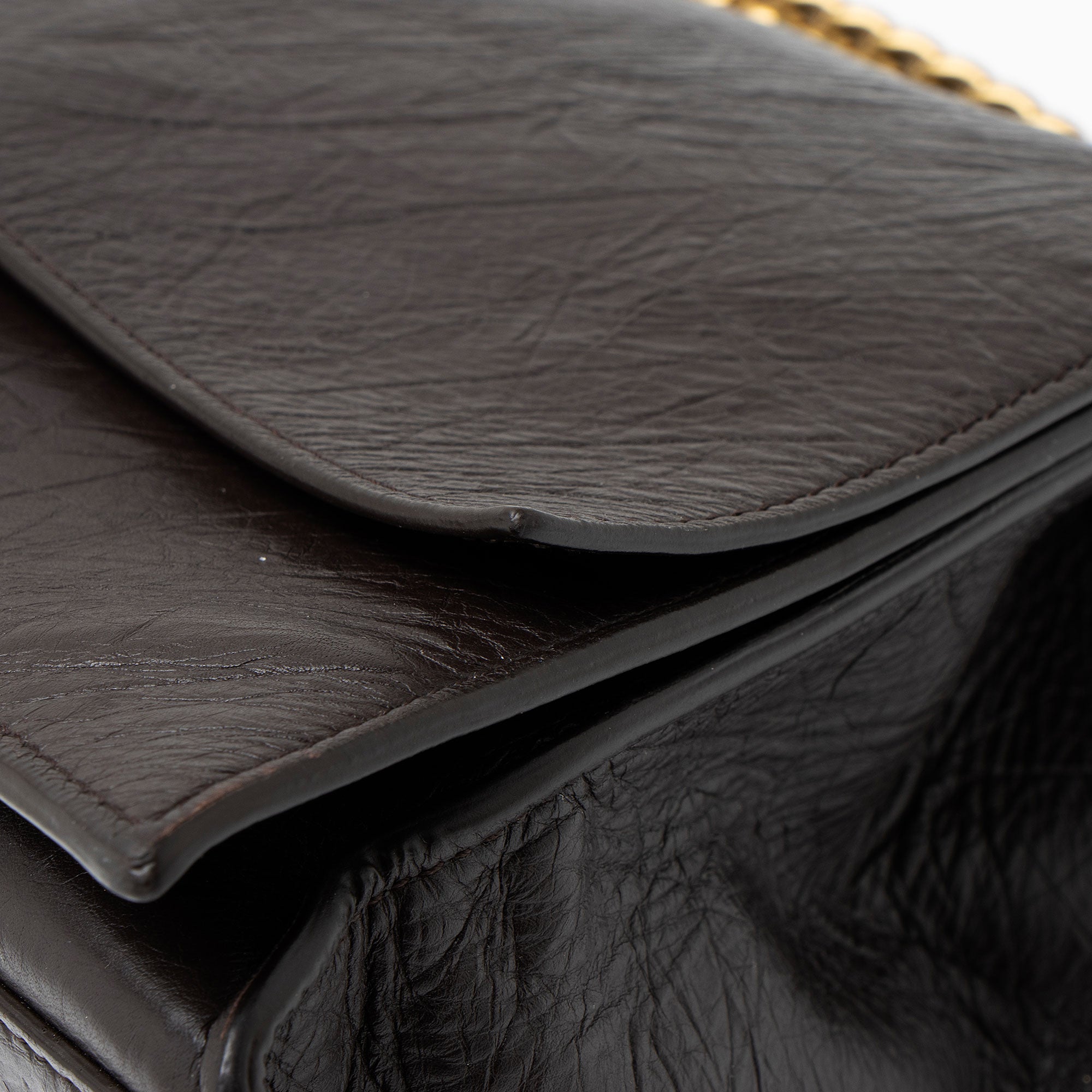 Balenciaga Calfskin Crush Medium Shoulder Bag - Image 13