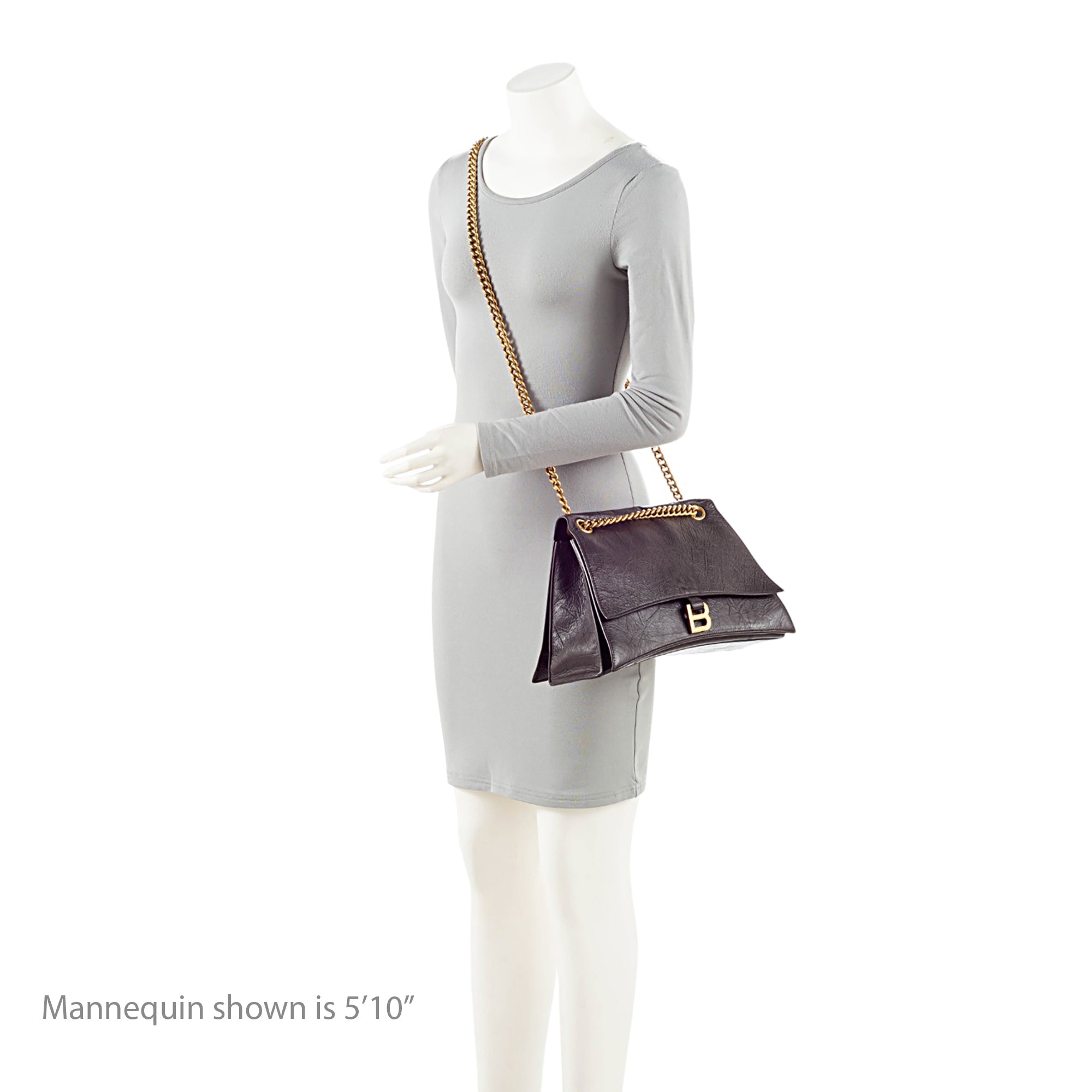 Balenciaga Calfskin Crush Medium Shoulder Bag - Image 5