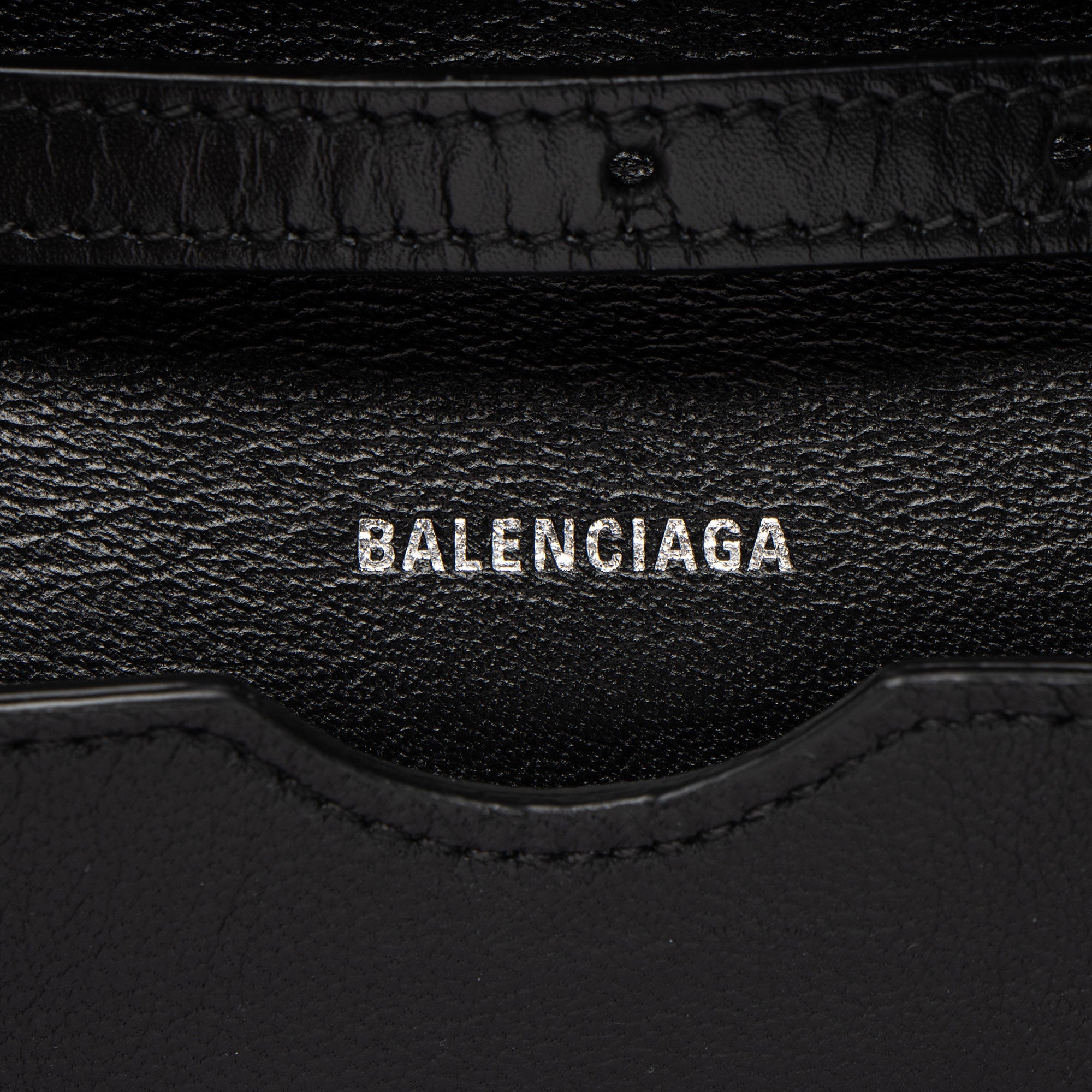 Balenciaga Leather Small B Bag - Image 8