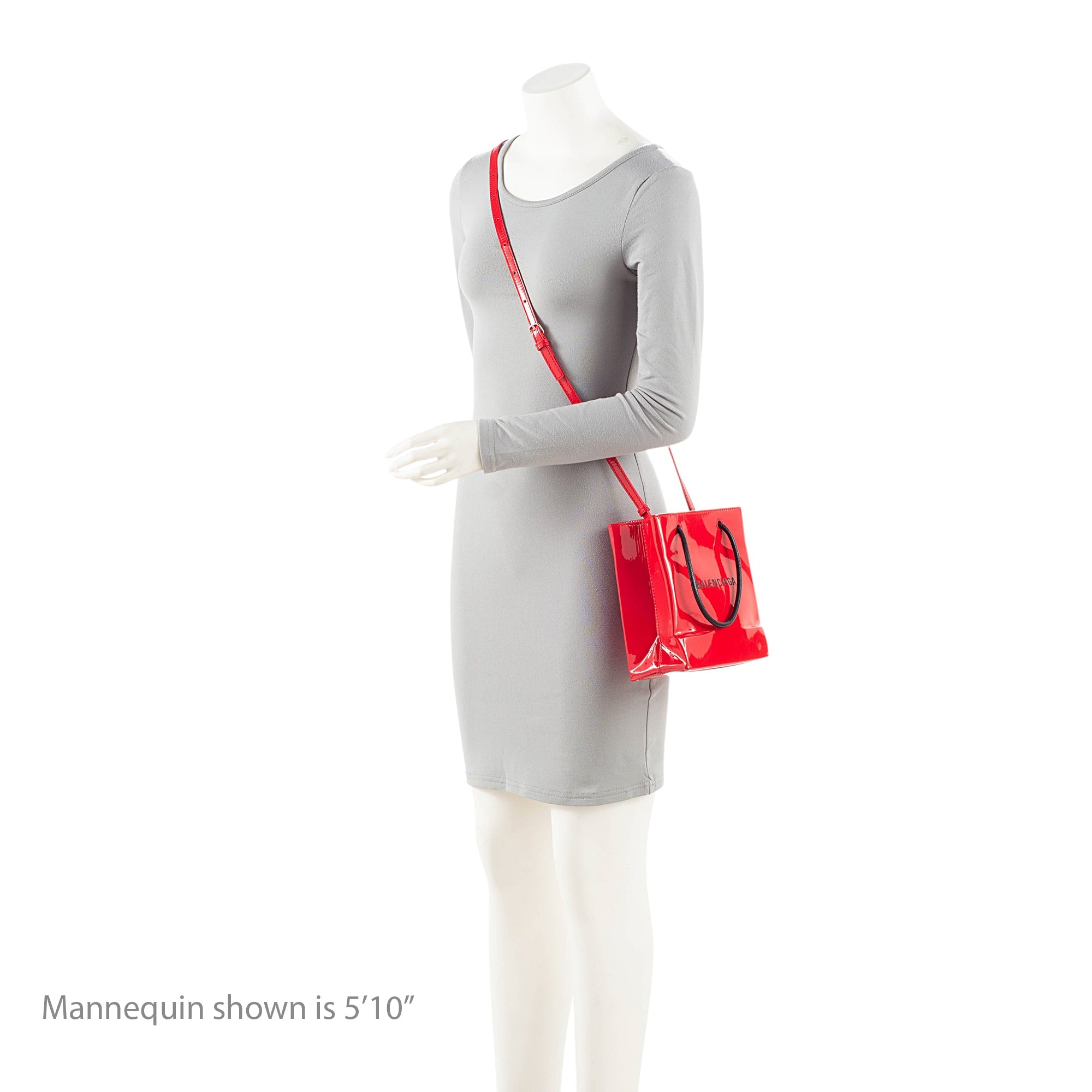 Balenciaga Patent Leather XXS Shopping Tote - Image 5