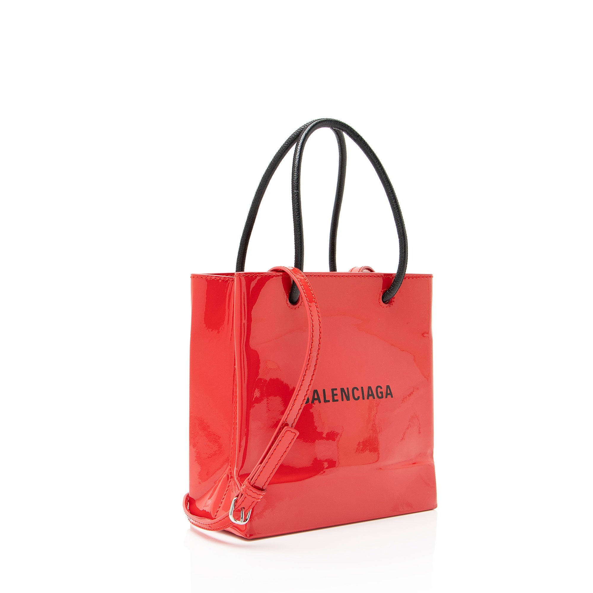 Balenciaga Patent Leather XXS Shopping Tote - Image 2