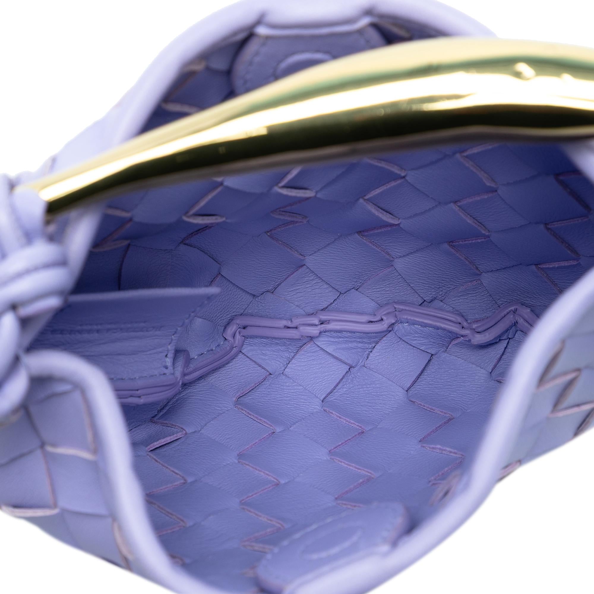 Bottega Veneta Baby Lambskin Intrecciato Sardine - Image 4