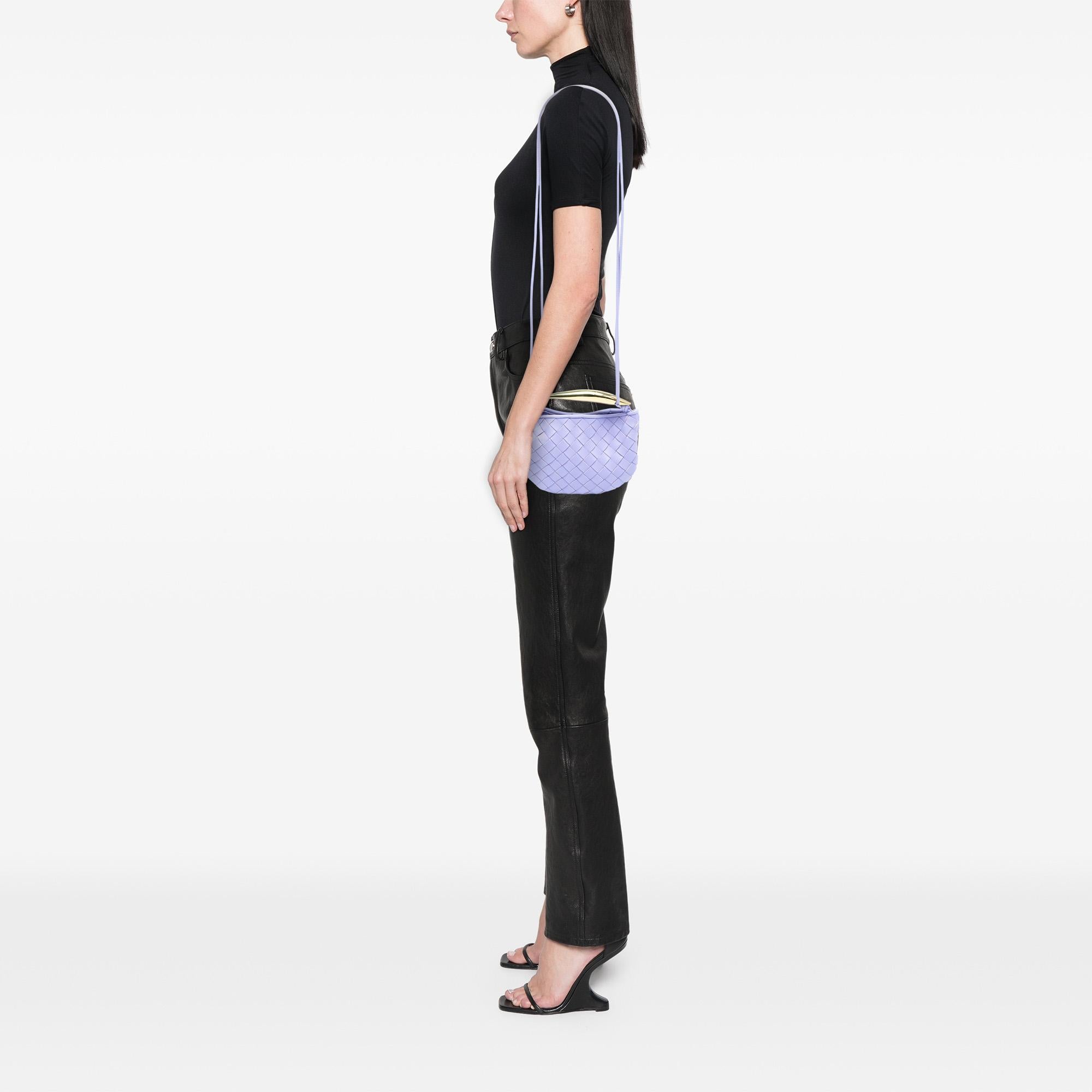 Bottega Veneta Baby Lambskin Intrecciato Sardine - Image 6