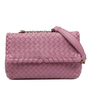 Bottega Veneta Baby Nappa Intrecciato Olimpia Crossbody