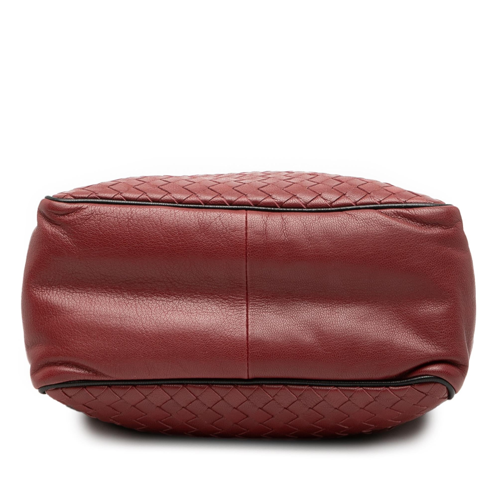 Bottega Veneta Bicolor Nappa Intrecciato Vertical Convertible Satchel - Image 3