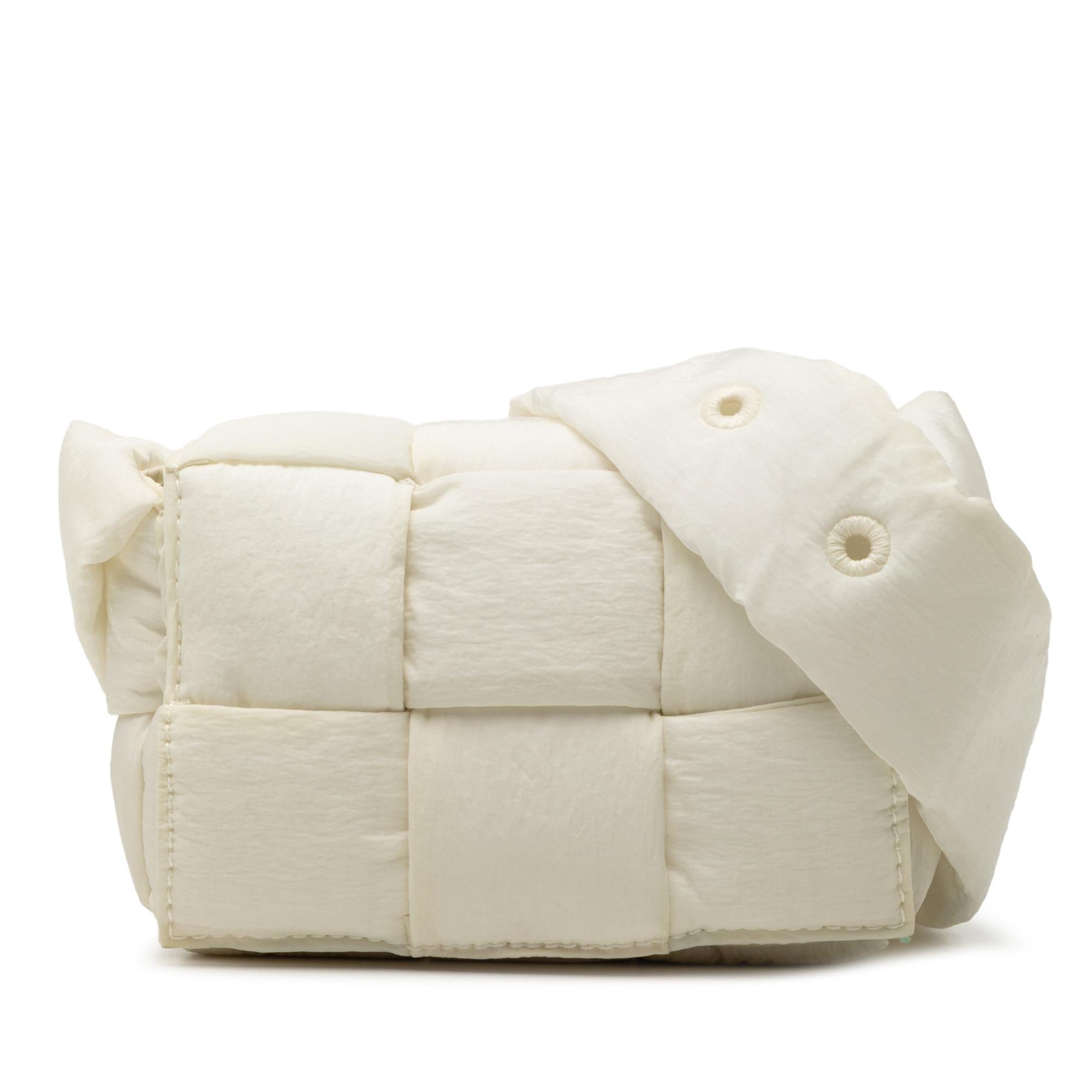 Bottega Veneta Candy Nylon Intrecciato Padded Tech Cassette Crossbody