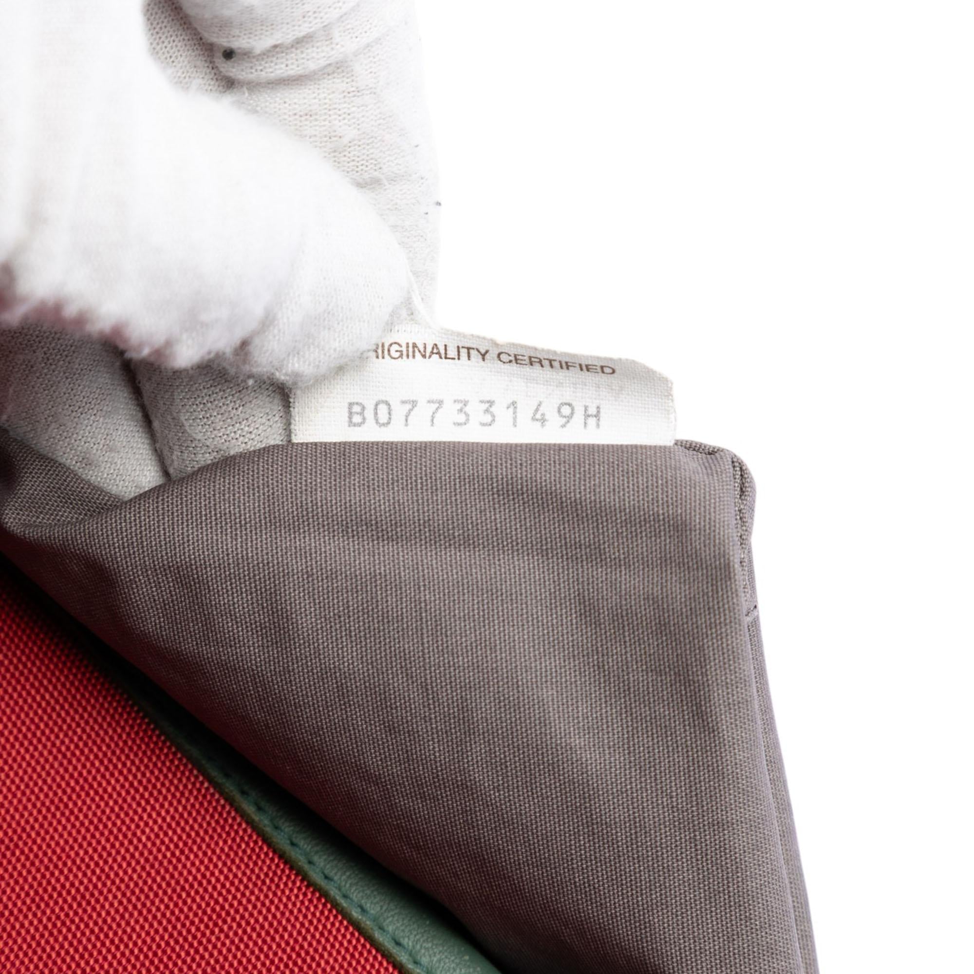 Bottega Veneta Canvas and Nappa Intrecciato Clutch - Image 7