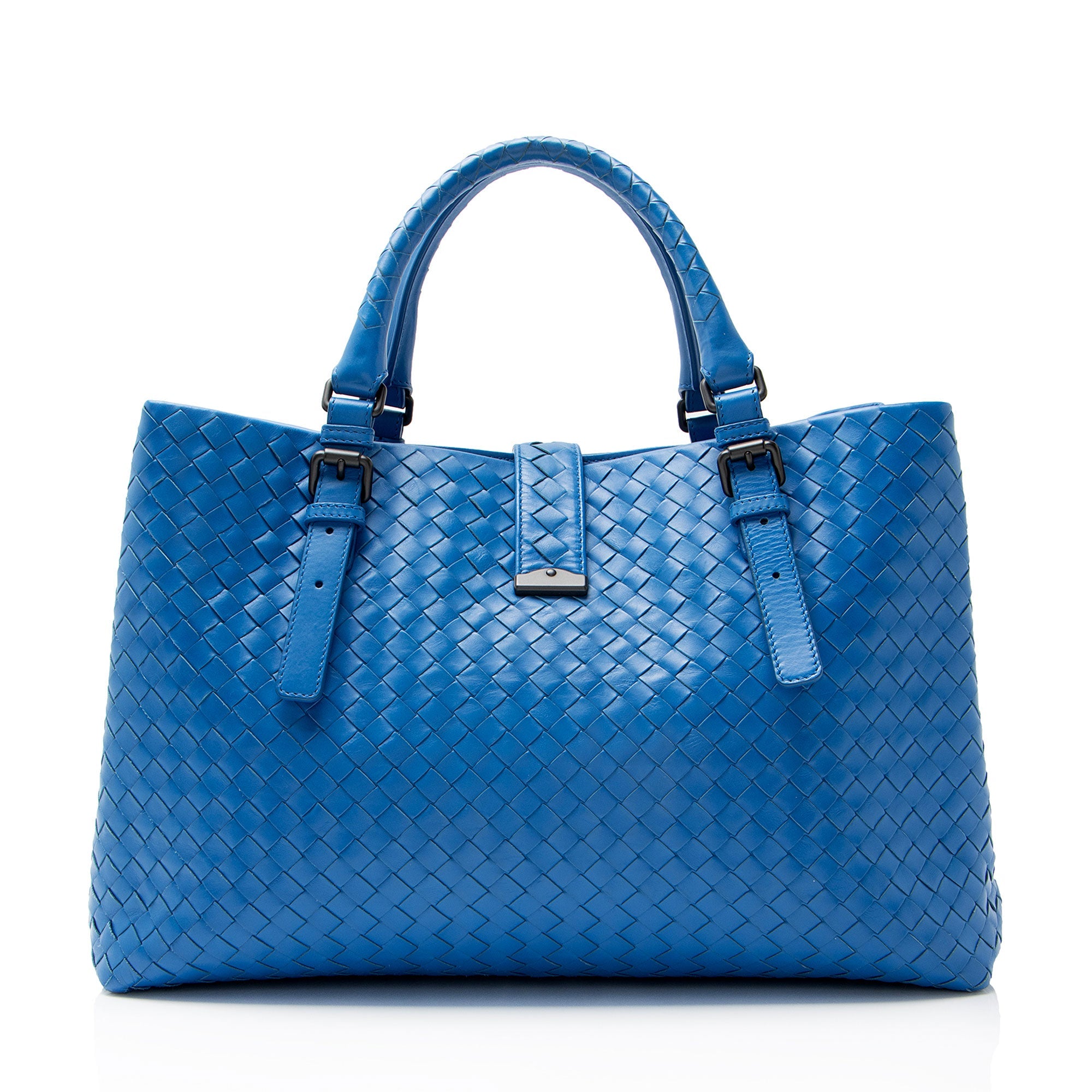 Bottega Veneta Intrecciato Nappa Roma Medium Satchel - Image 3
