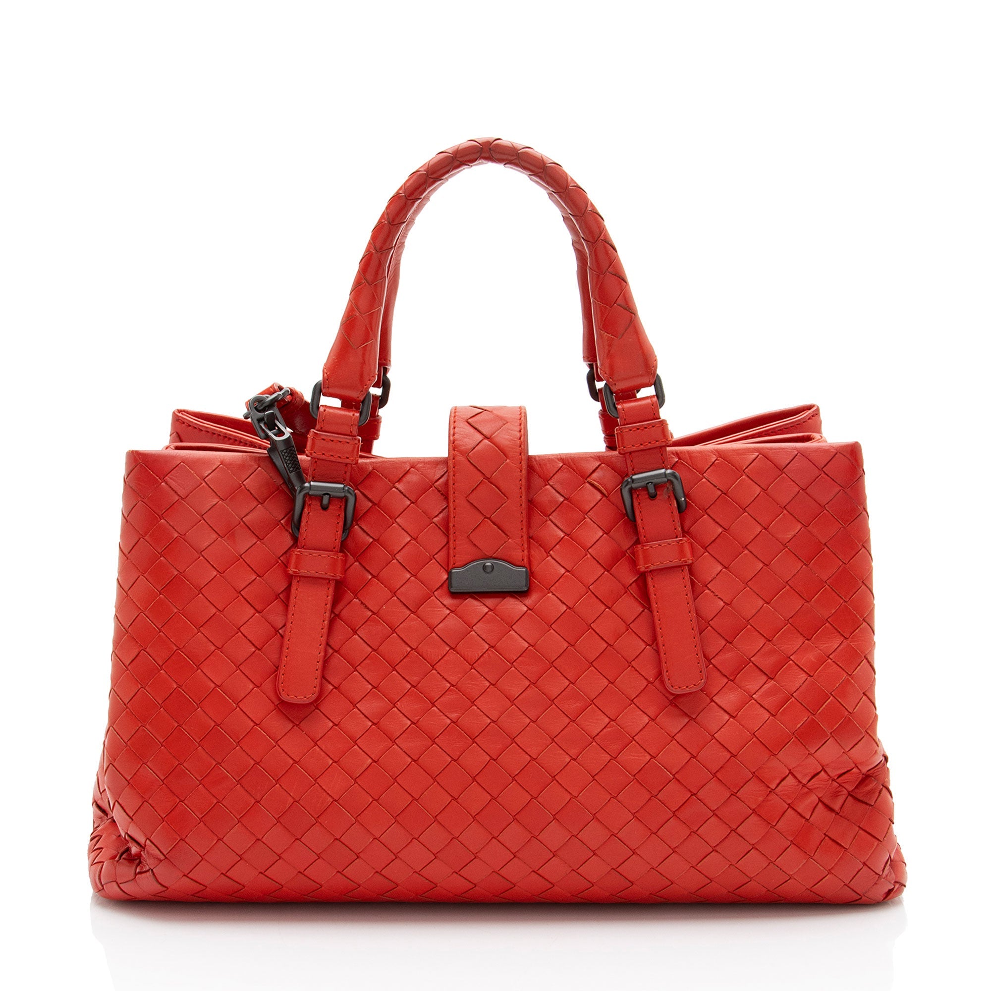 Bottega Veneta Intrecciato Nappa Roma Small Satchel - Image 3
