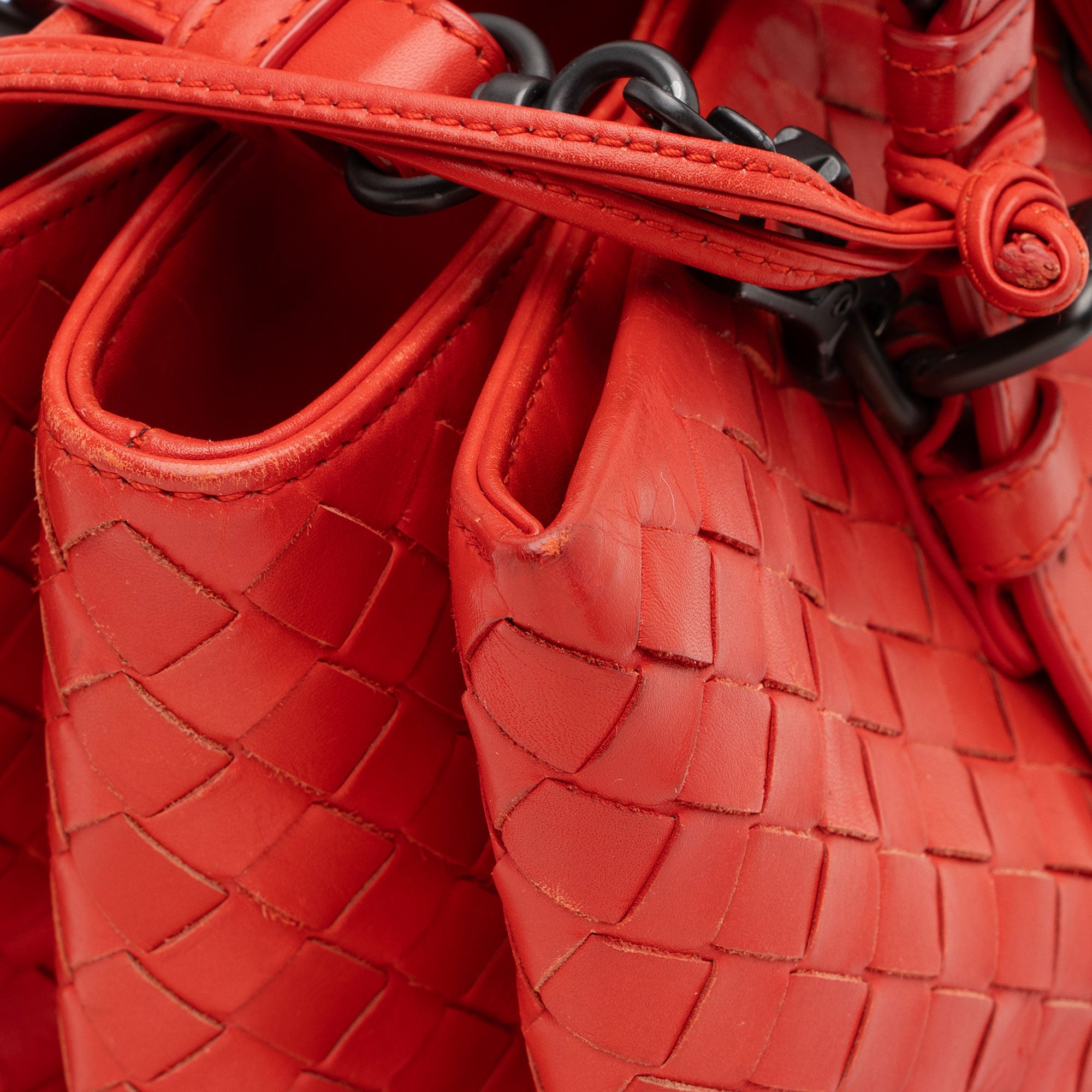 Bottega Veneta Intrecciato Nappa Roma Small Satchel - Image 11
