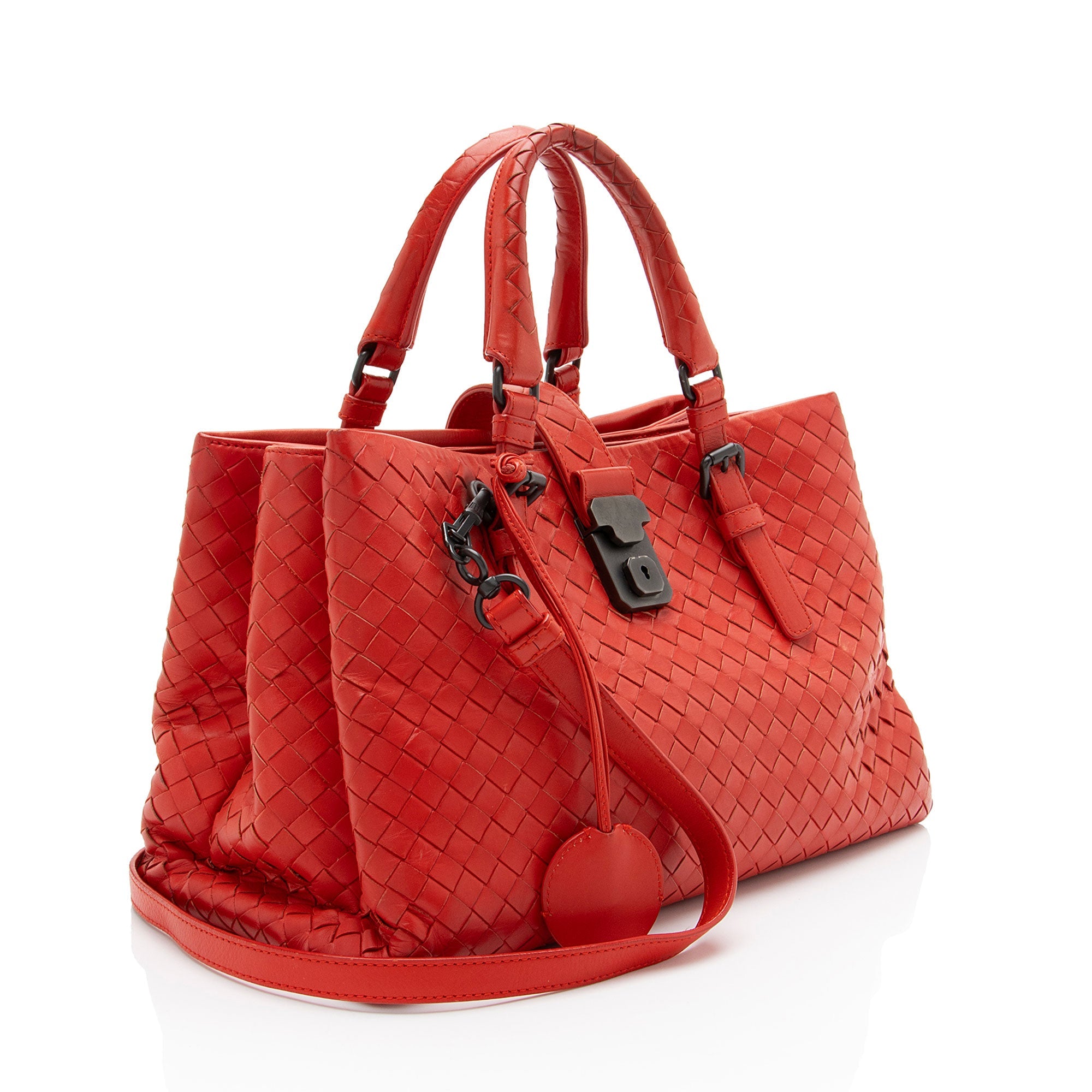 Bottega Veneta Intrecciato Nappa Roma Small Satchel - Image 2