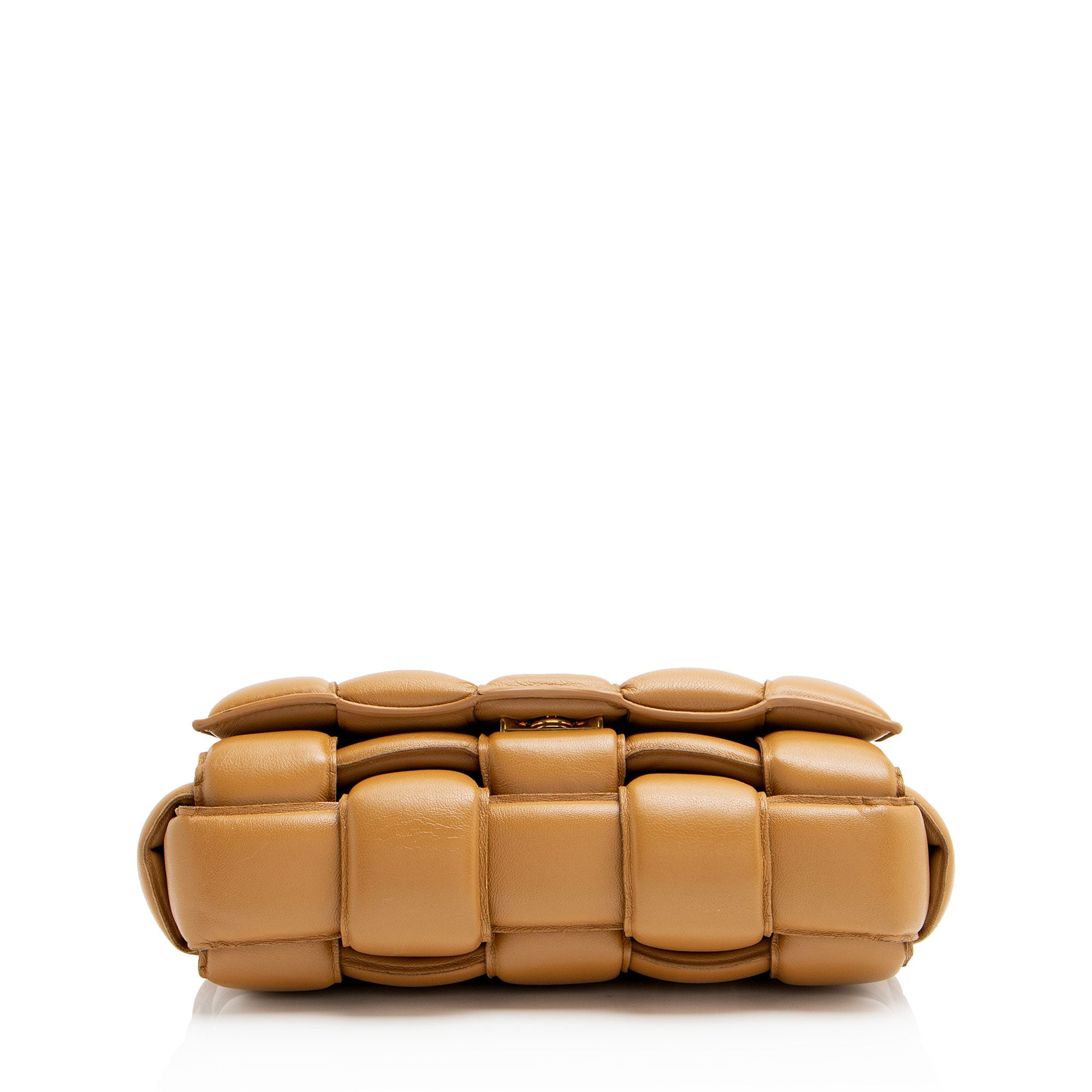 Bottega Veneta Lambskin Cassette Chain Maxi Shoulder Bag - Image 4