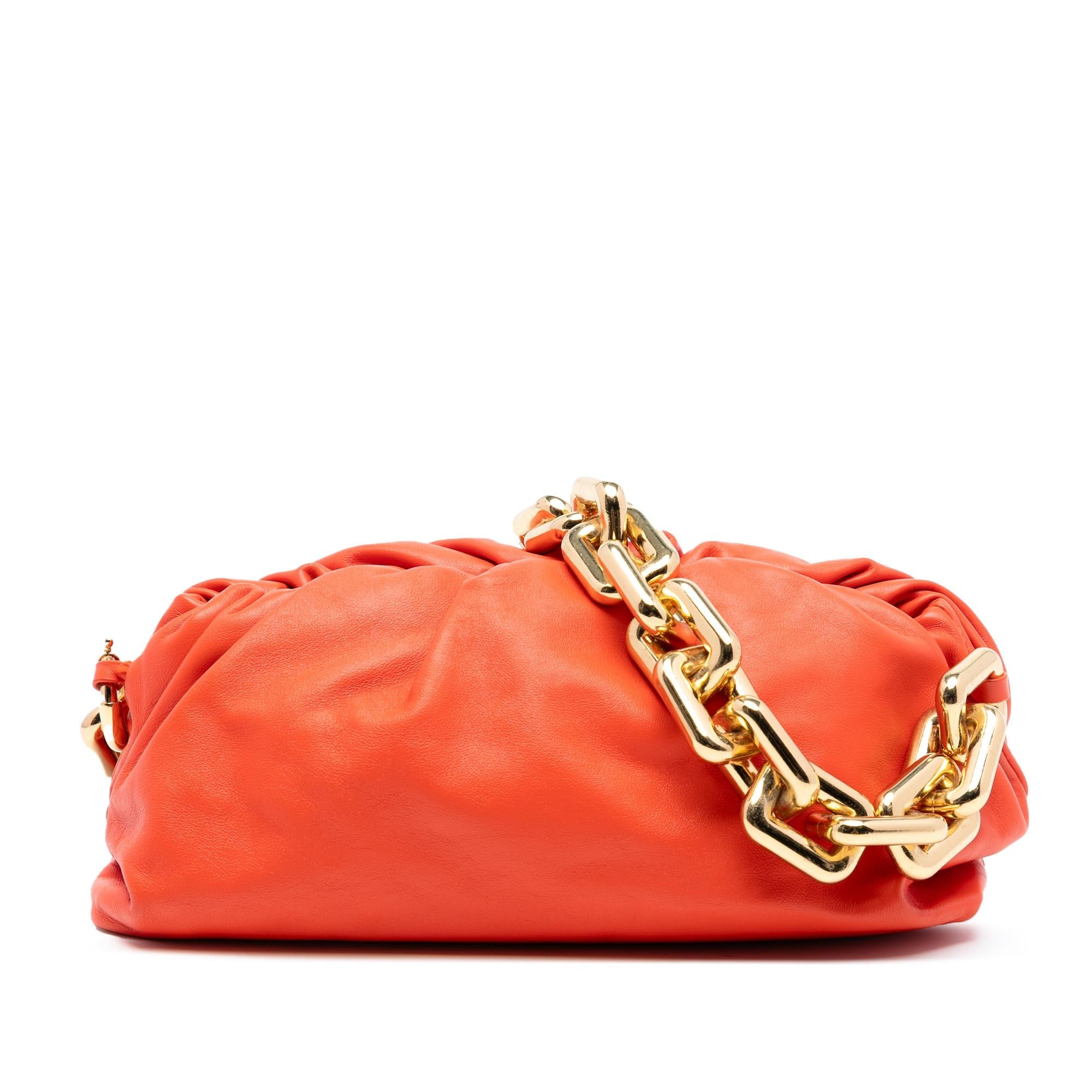 Bottega Veneta Lambskin Chain Pouch