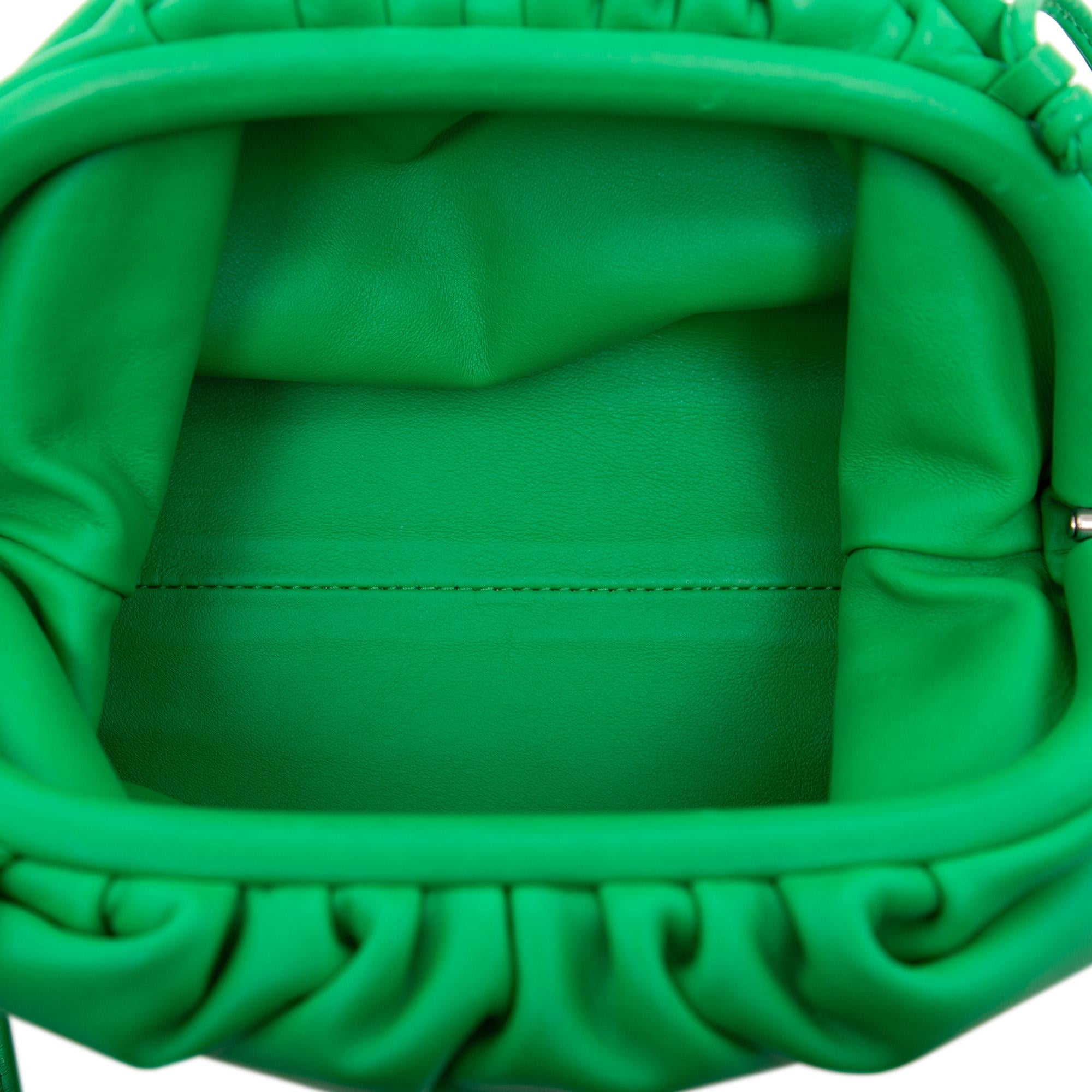 Bottega Veneta Lambskin The Mini Pouch Crossbody - Image 4