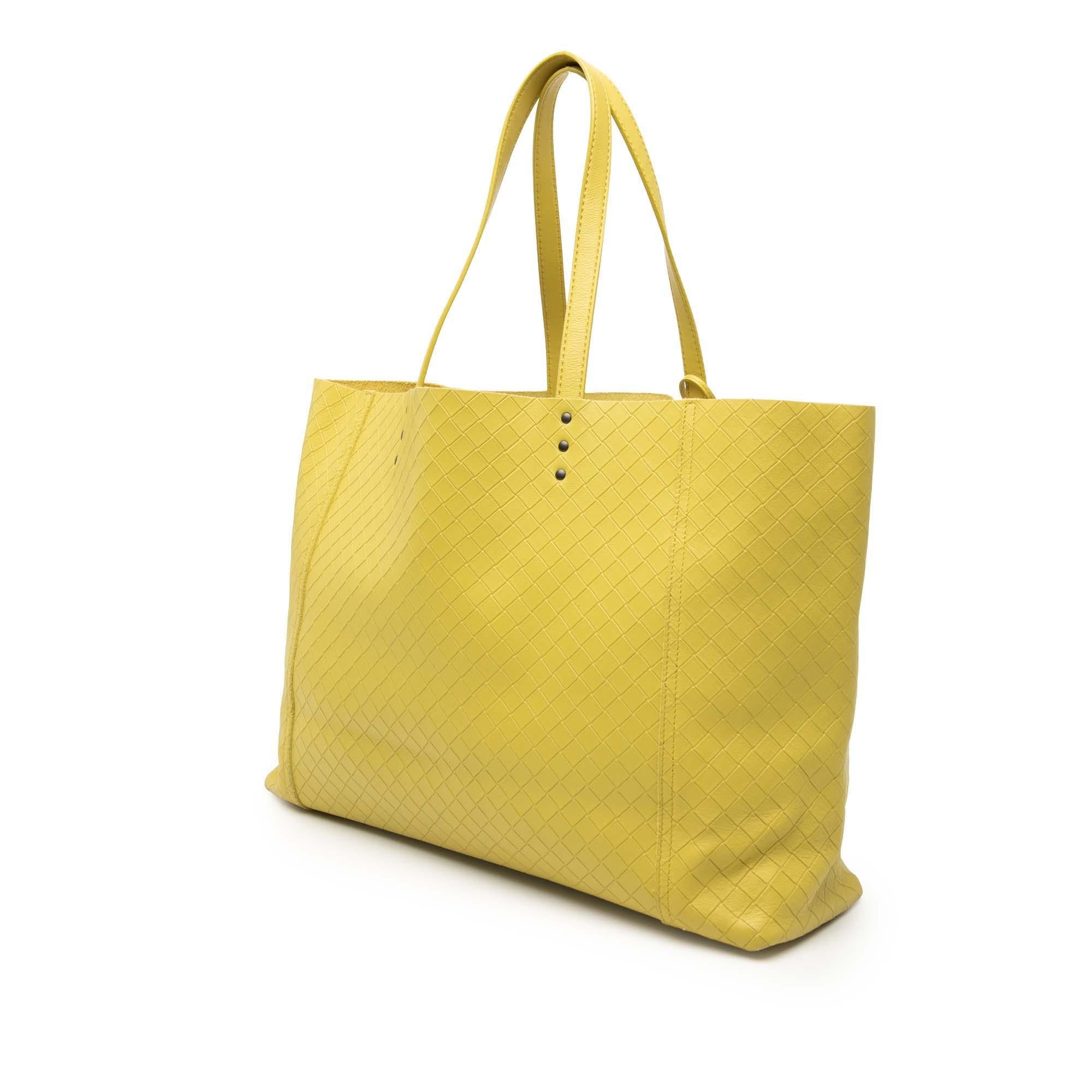 Bottega Veneta Leather Intrecciomirage Tote - Image 2