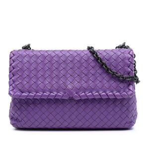 Bottega Veneta Medium Nappa Intrecciato Olimpia Shoulder Bag