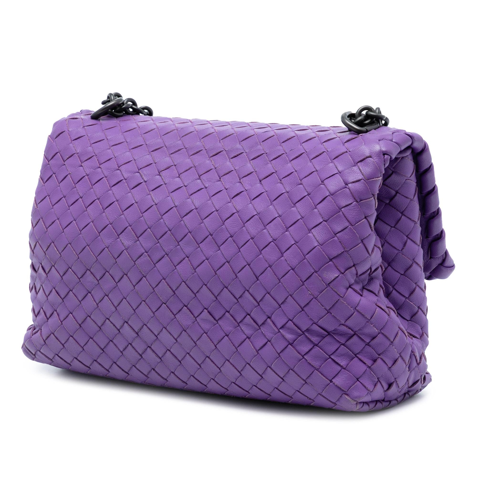 Bottega Veneta Medium Nappa Intrecciato Olimpia Shoulder Bag - Image 2
