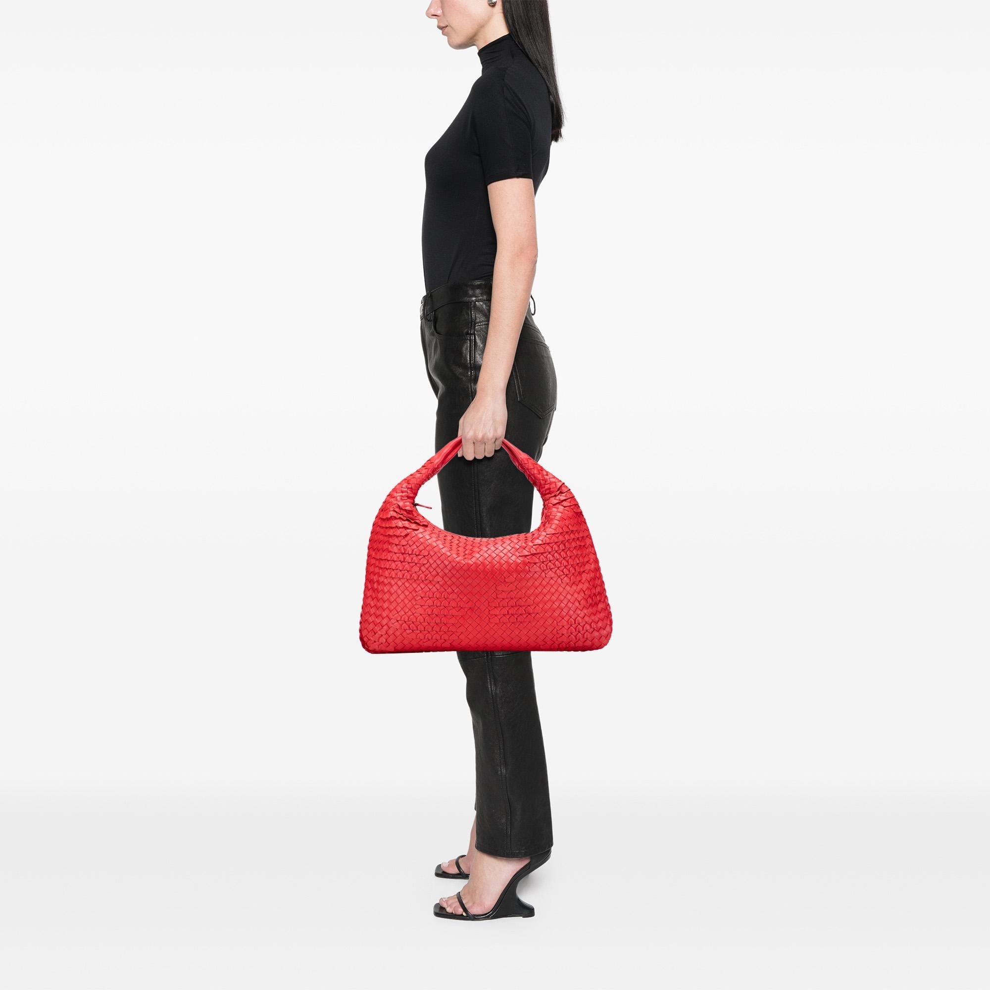 Bottega Veneta Medium Nappa Intrecciato Ruffle Veneta Hobo - Image 5