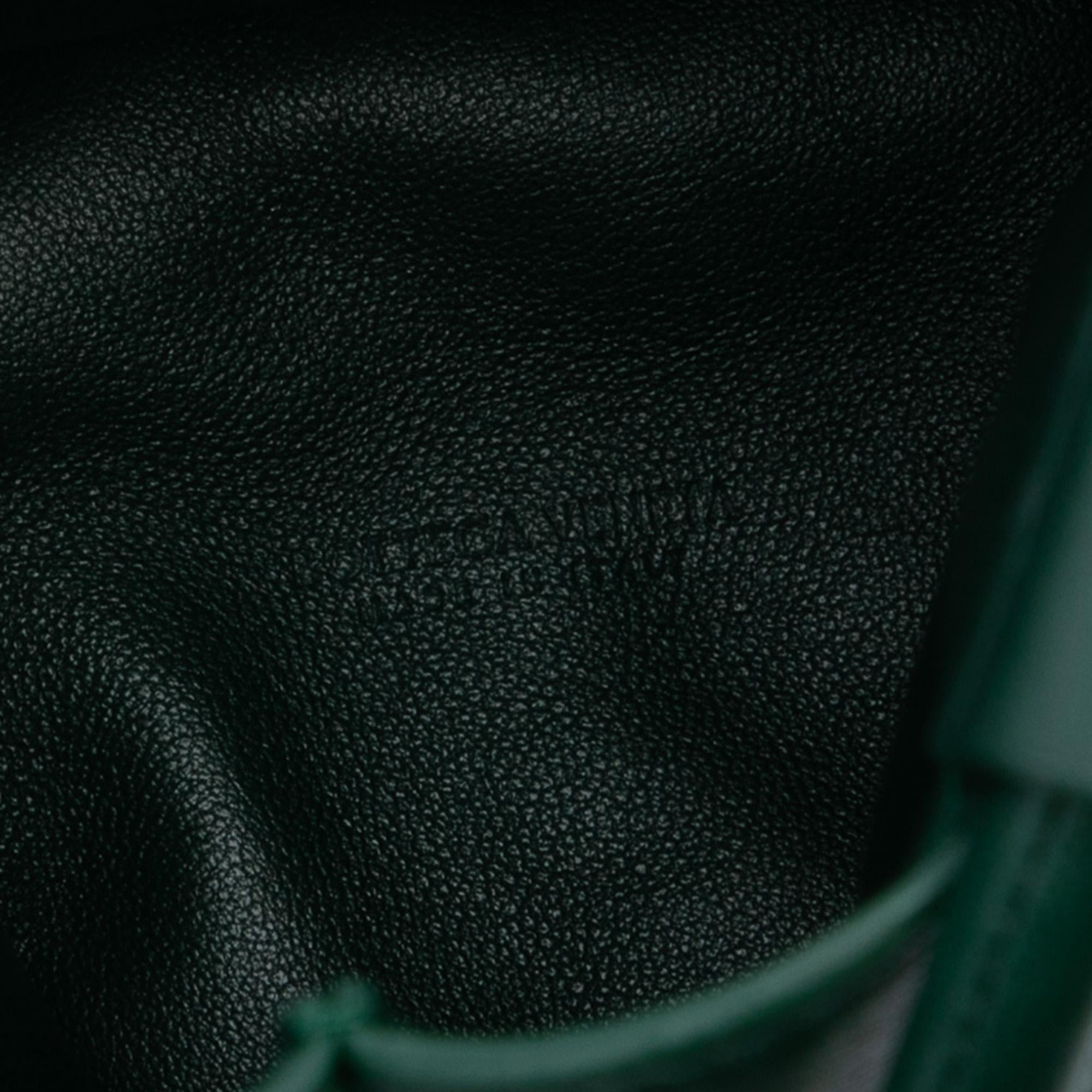 Bottega Veneta Mini Lambskin Crystal Embellished Triangle Handbag - Image 5