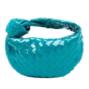 Bottega Veneta Mini Patent Intrecciato Jodie