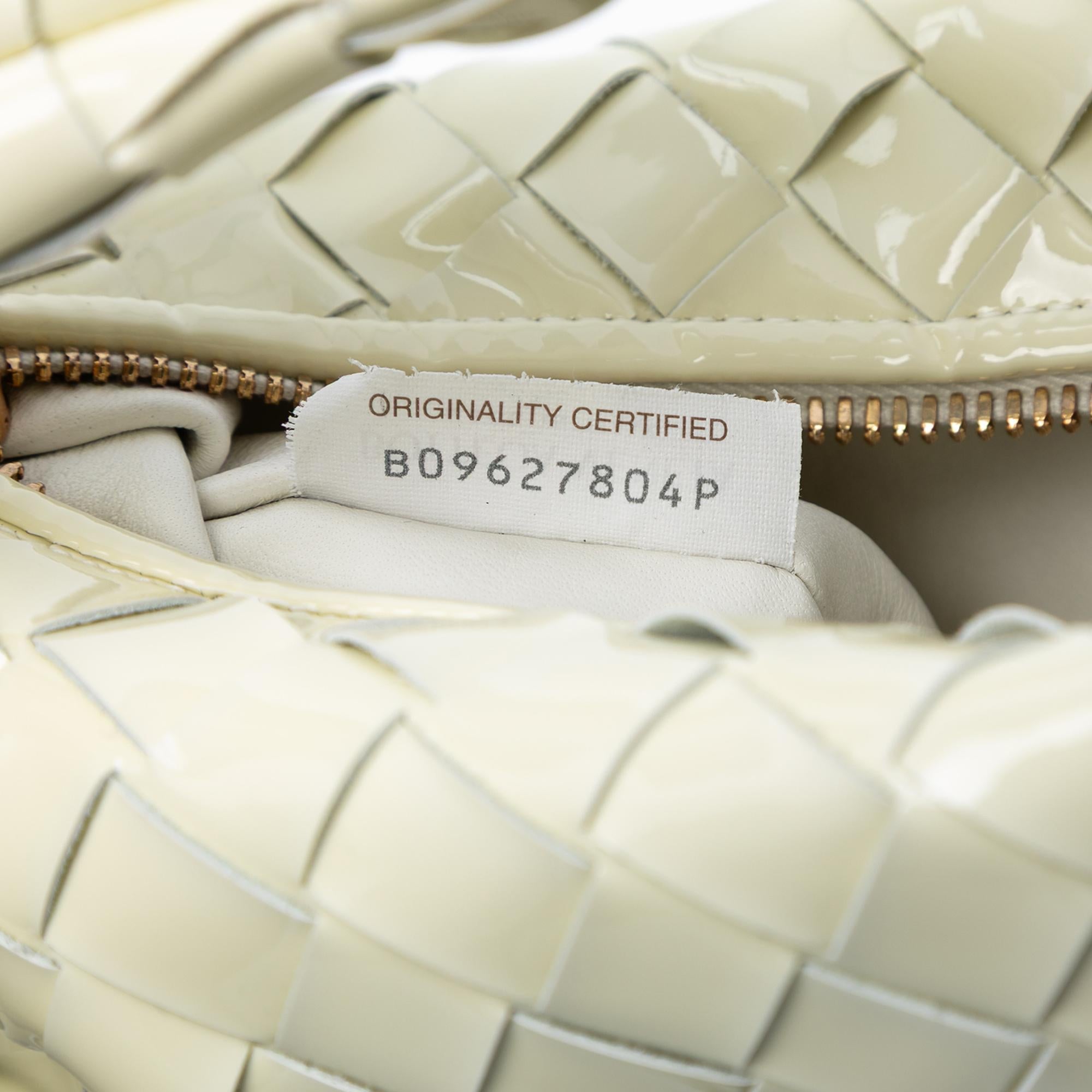 Bottega Veneta Mini Patent Intrecciato Jodie - Image 6