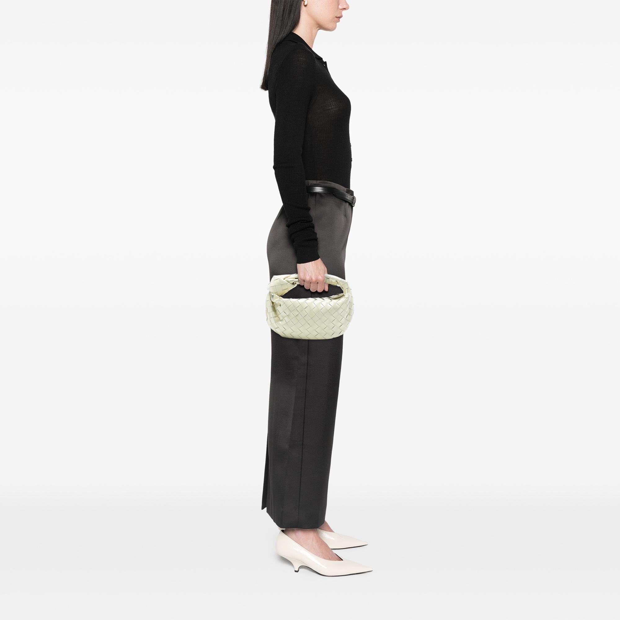Bottega Veneta Mini Patent Intrecciato Jodie - Image 5