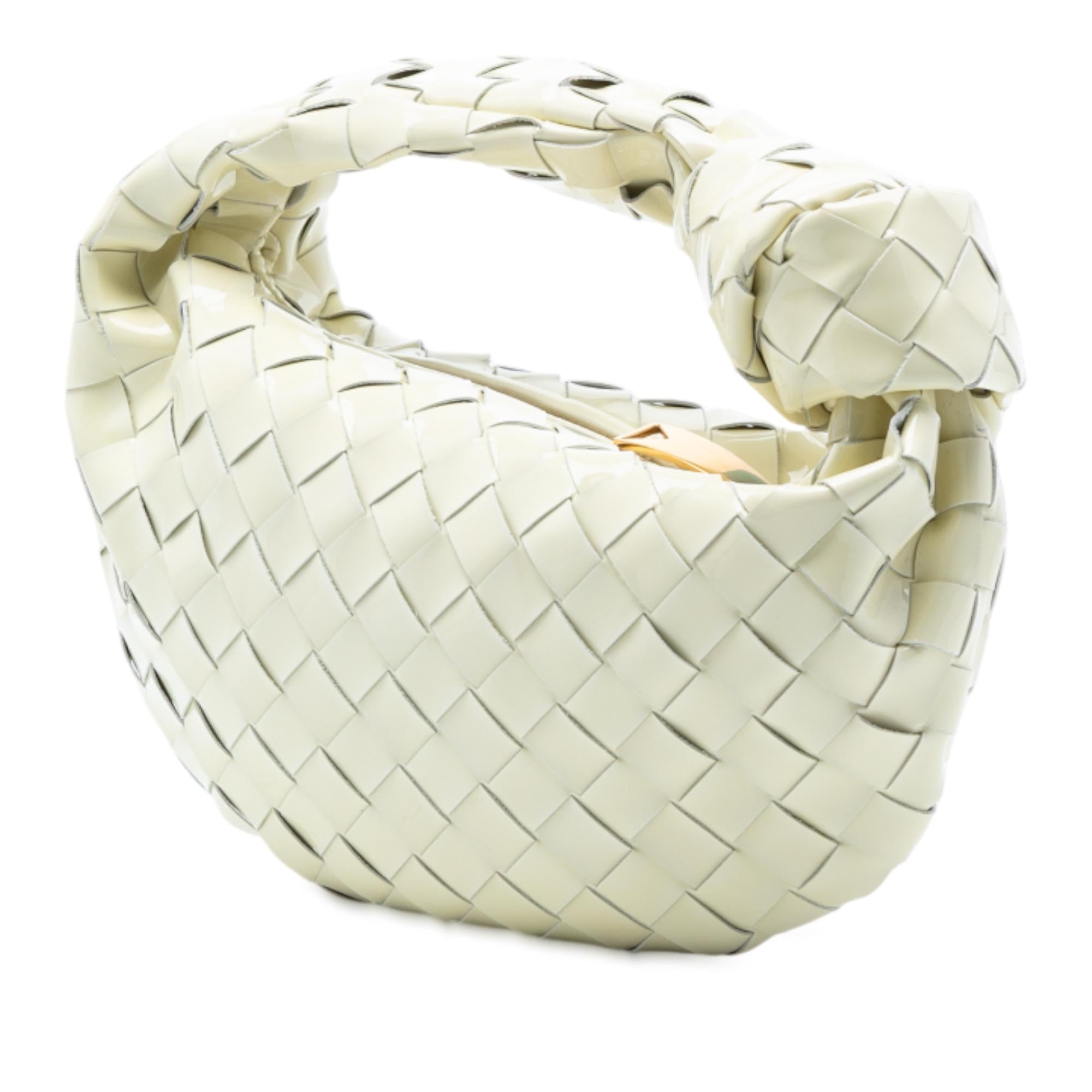 Bottega Veneta Mini Patent Intrecciato Jodie - Image 2