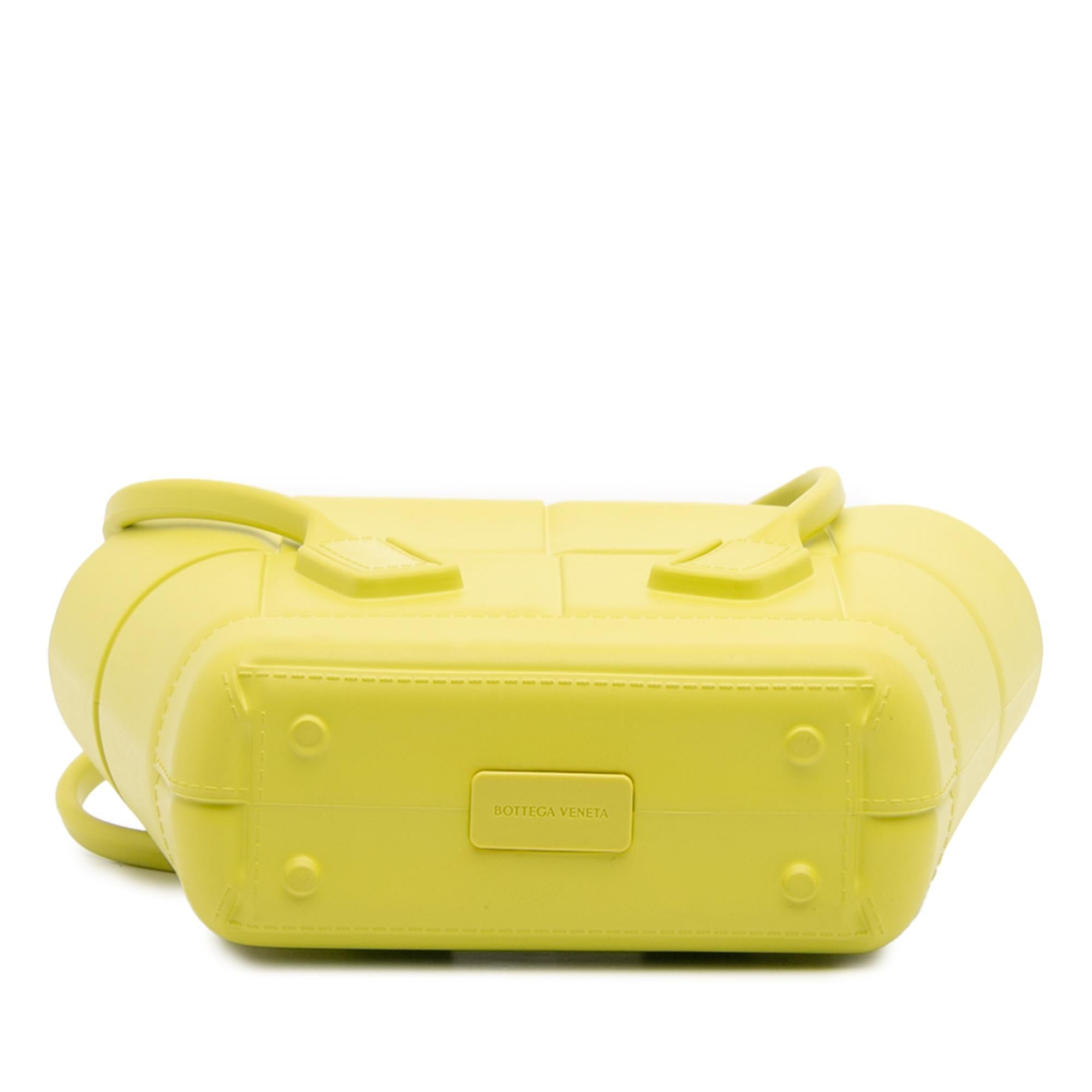 Bottega Veneta Mini Rubber Arco Shopping Bag - Image 3