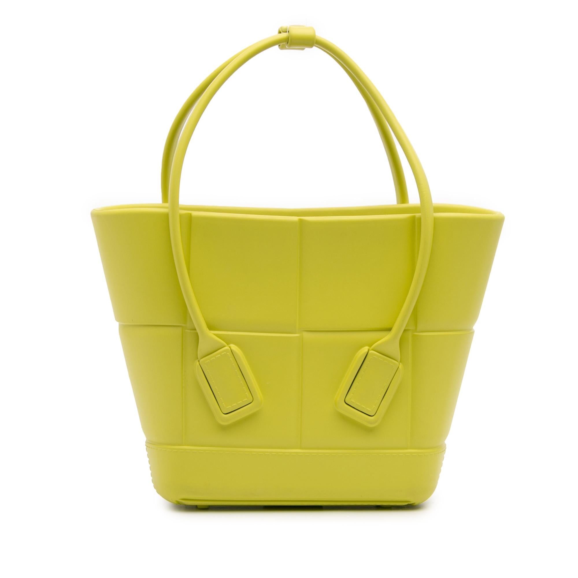 Bottega Veneta Mini Rubber Arco Shopping Bag