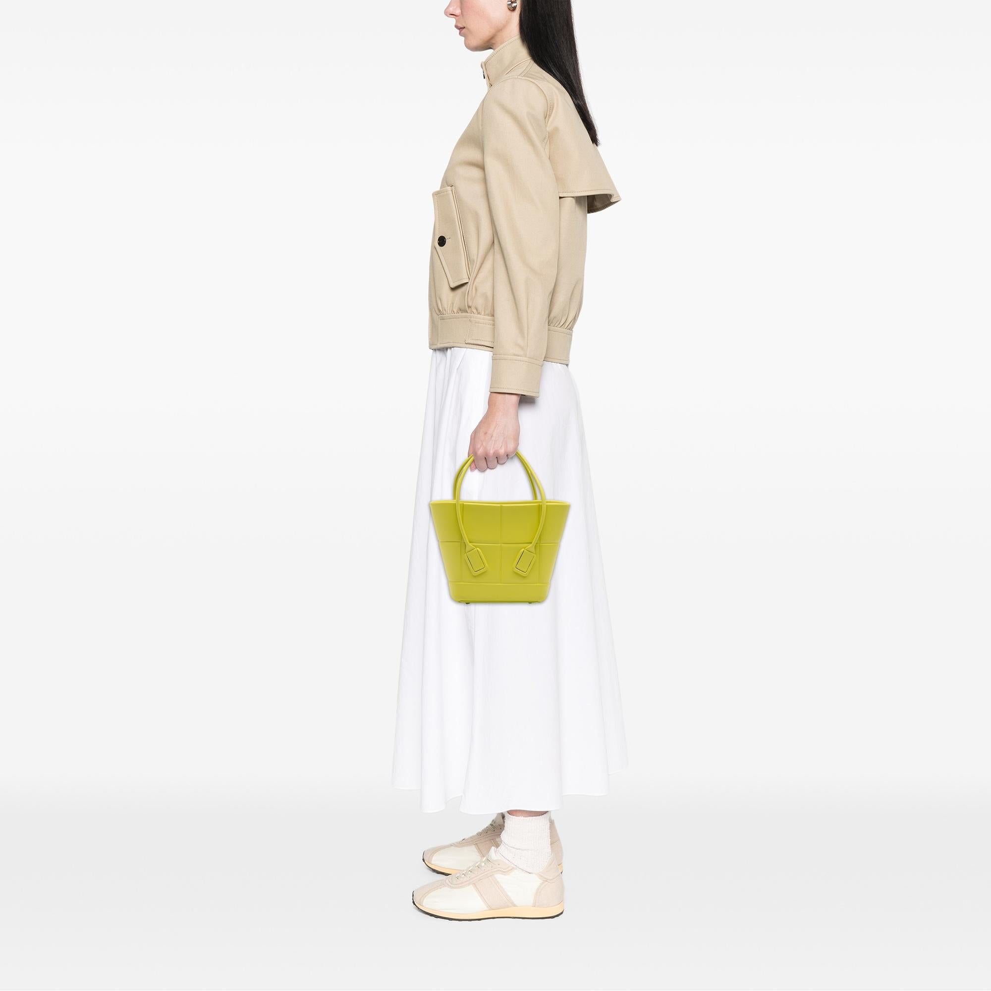 Bottega Veneta Mini Rubber Arco Shopping Bag - Image 5