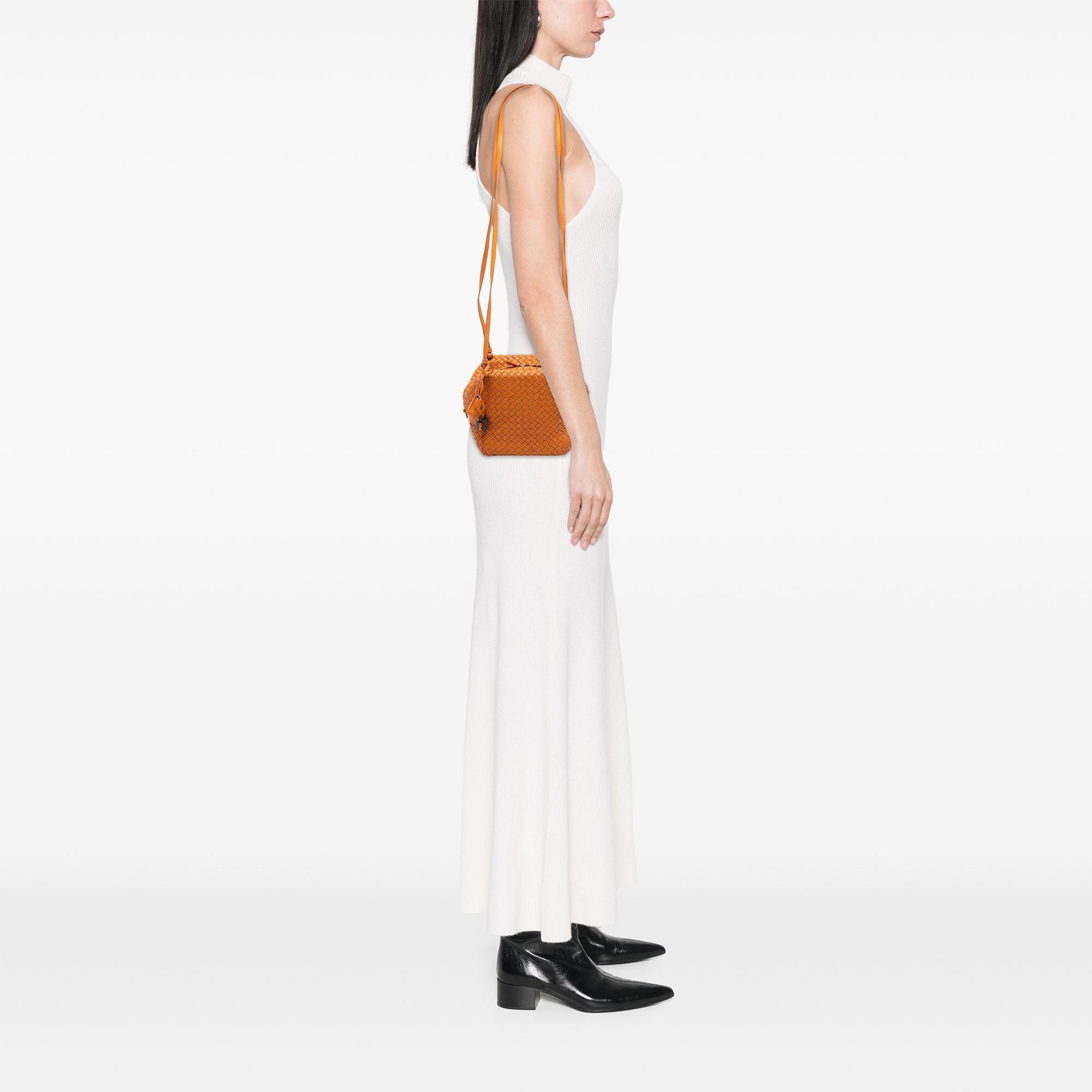 Bottega Veneta Nappa Intrecciato Cube Crossbody - Image 5