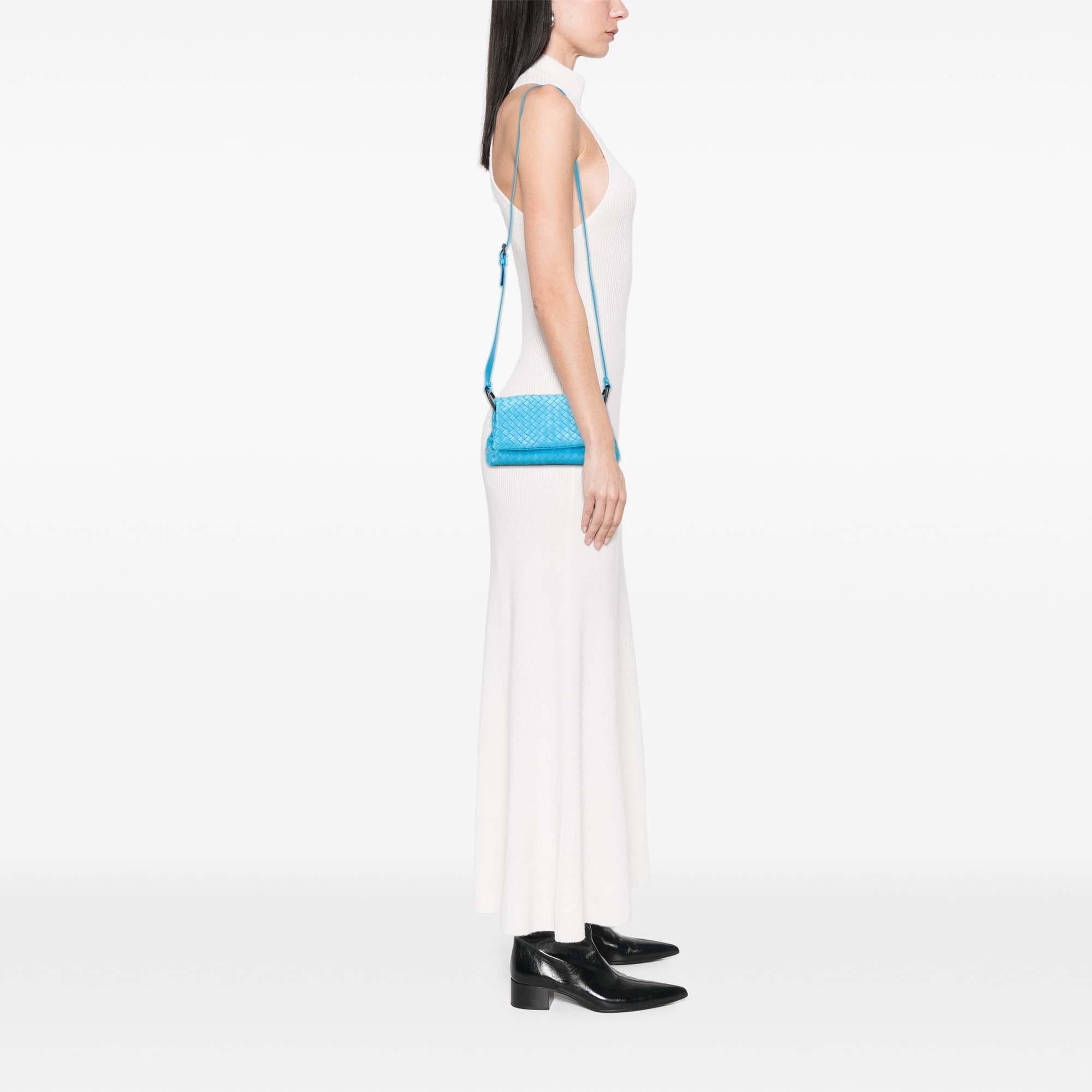 Bottega Veneta Nappa Intrecciato Flap Crossbody - Image 5