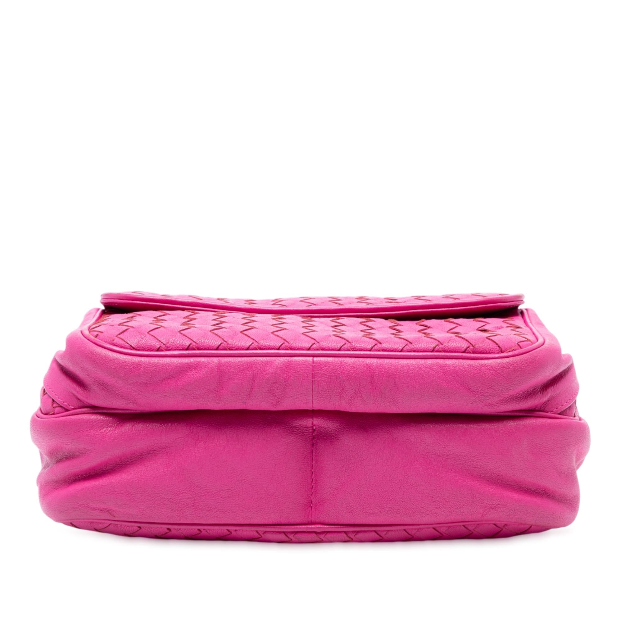 Bottega Veneta Nappa Intrecciato Front Pocket Messenger Bag - Image 3