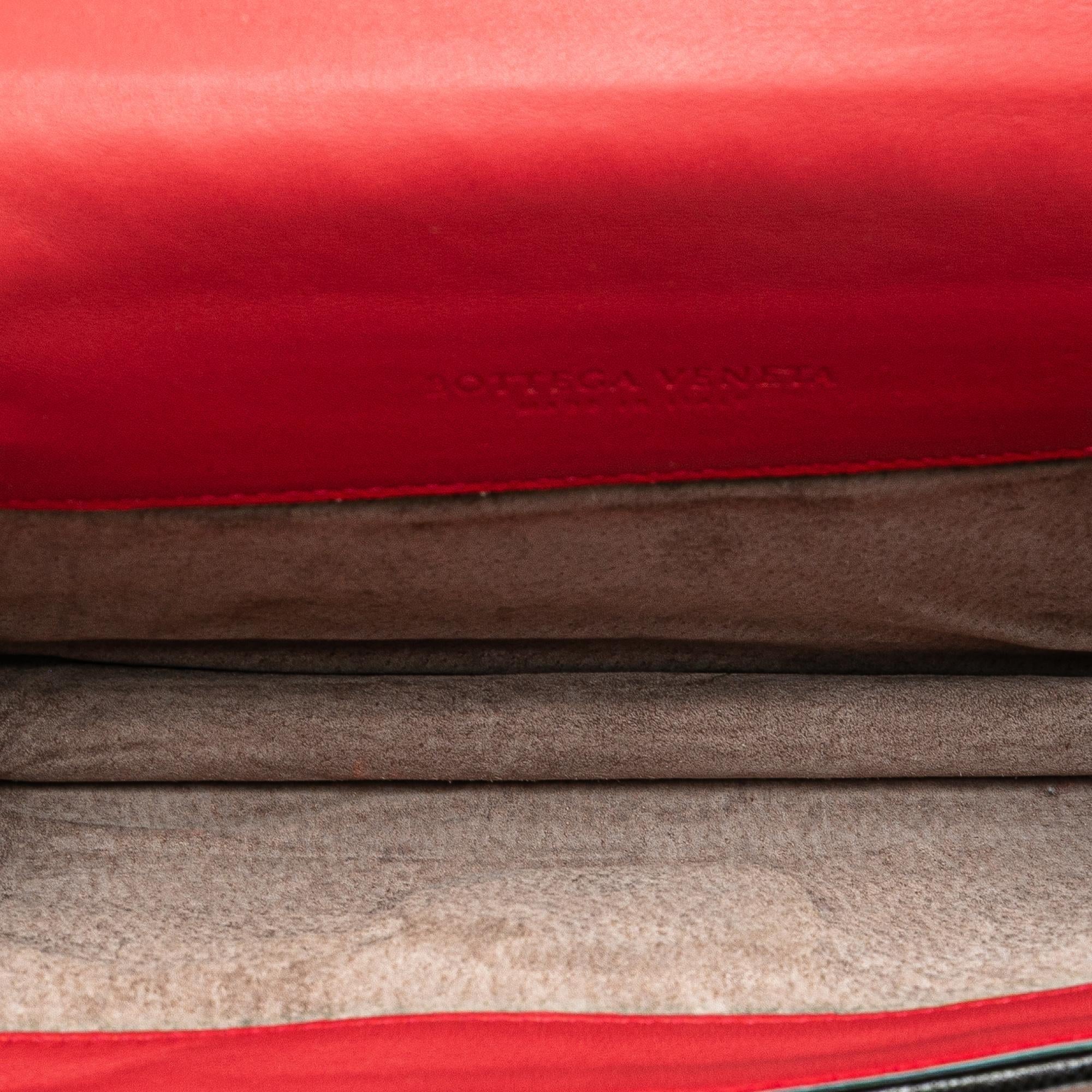 Bottega Veneta Nappa Intrecciato Glass Shoulder Bag - Image 4