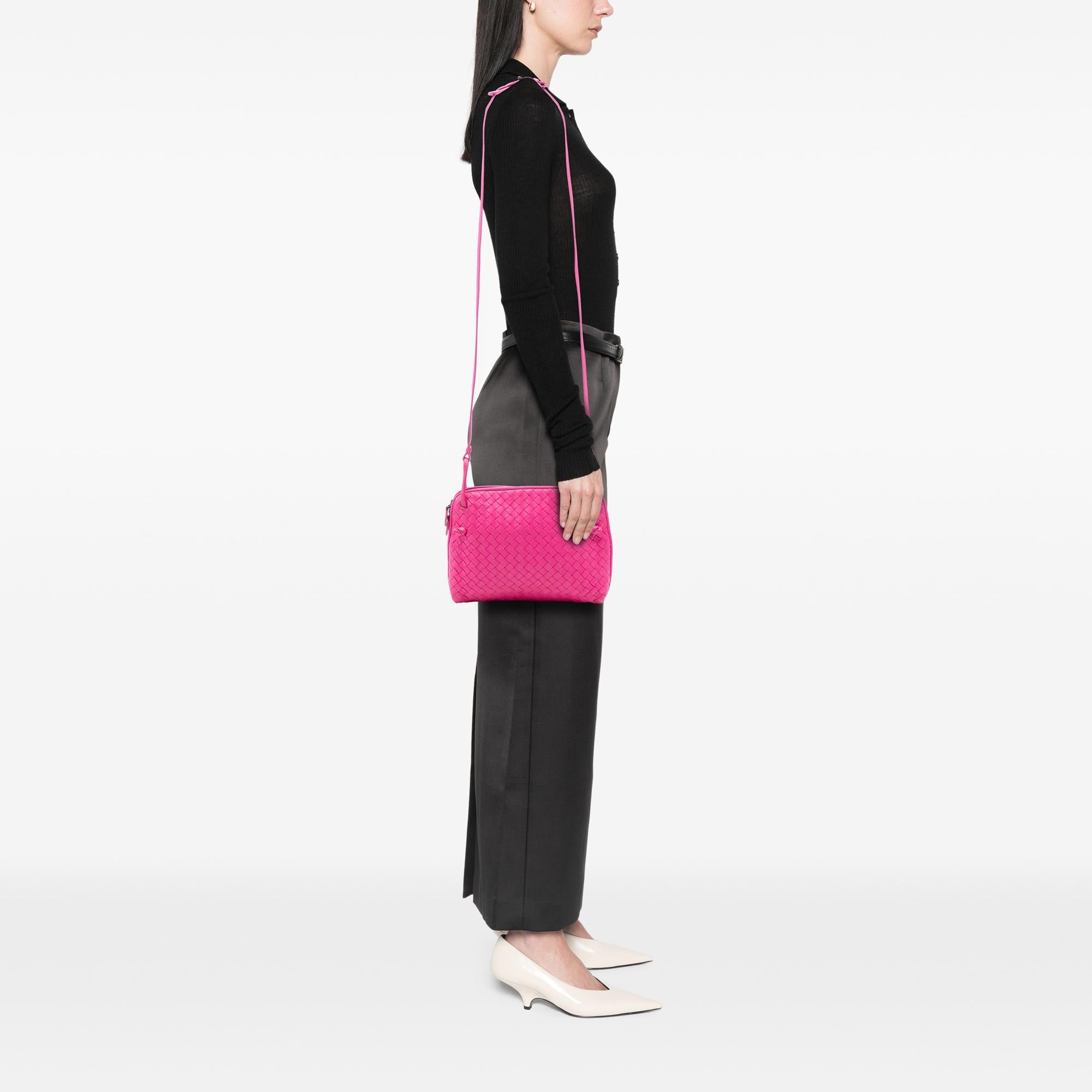 Bottega Veneta Nappa Intrecciato Nodini Crossbody - Image 5