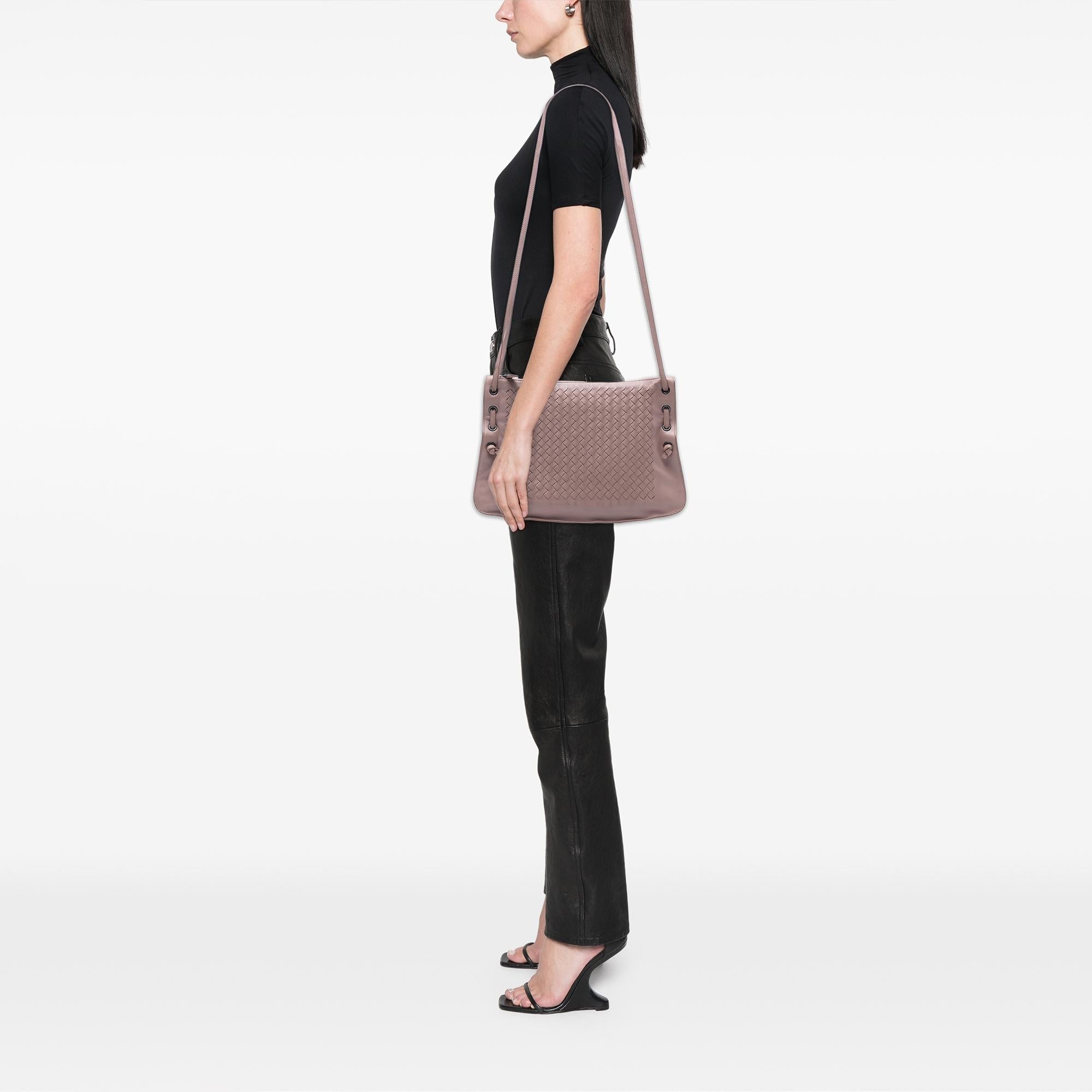 Bottega Veneta Nappa Intrecciato Nodini Crossbody - Image 6