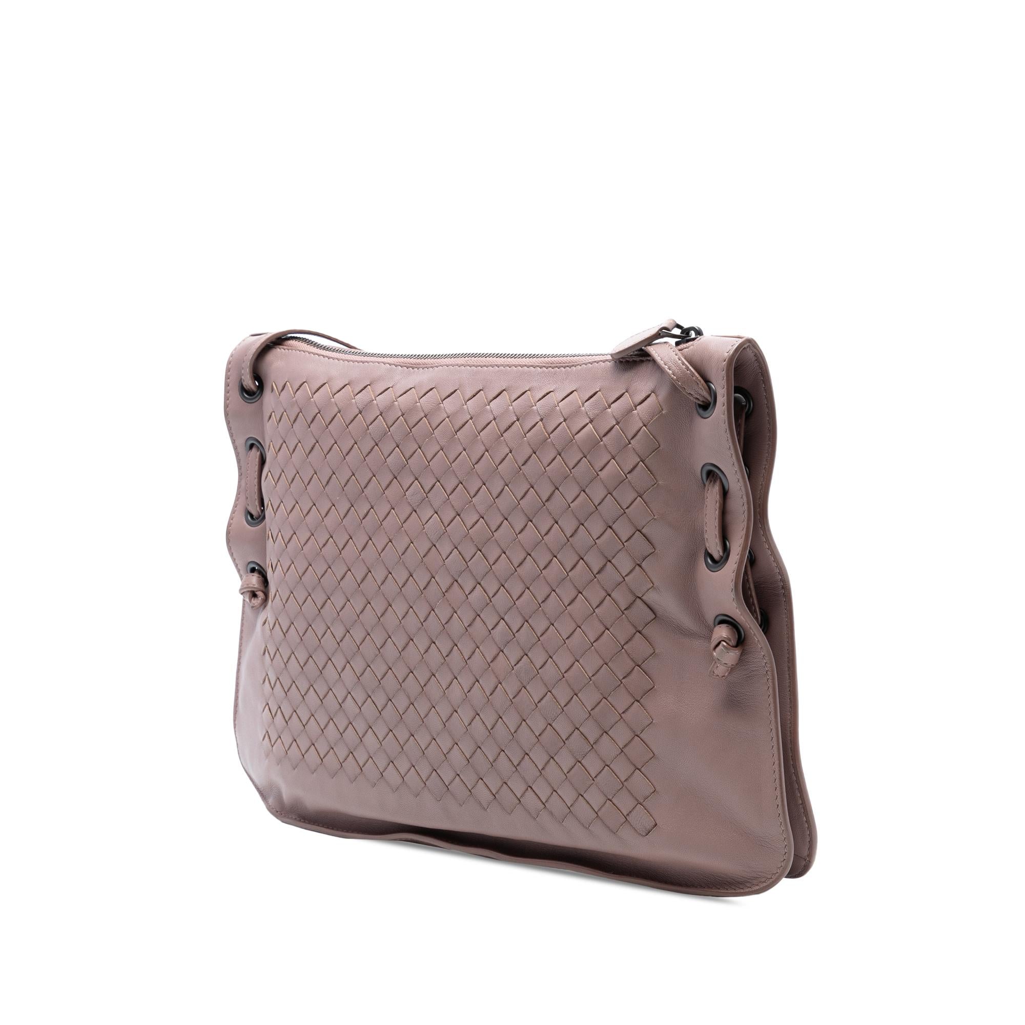 Bottega Veneta Nappa Intrecciato Nodini Crossbody - Image 2